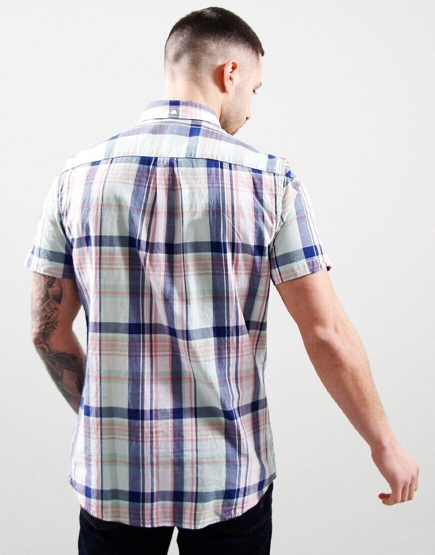Barbour Barbour Nickwell Tailored Button Shirt Check Sky ( M ) Size US M / EU 48-50 / 2 - 2 Thumbnail
