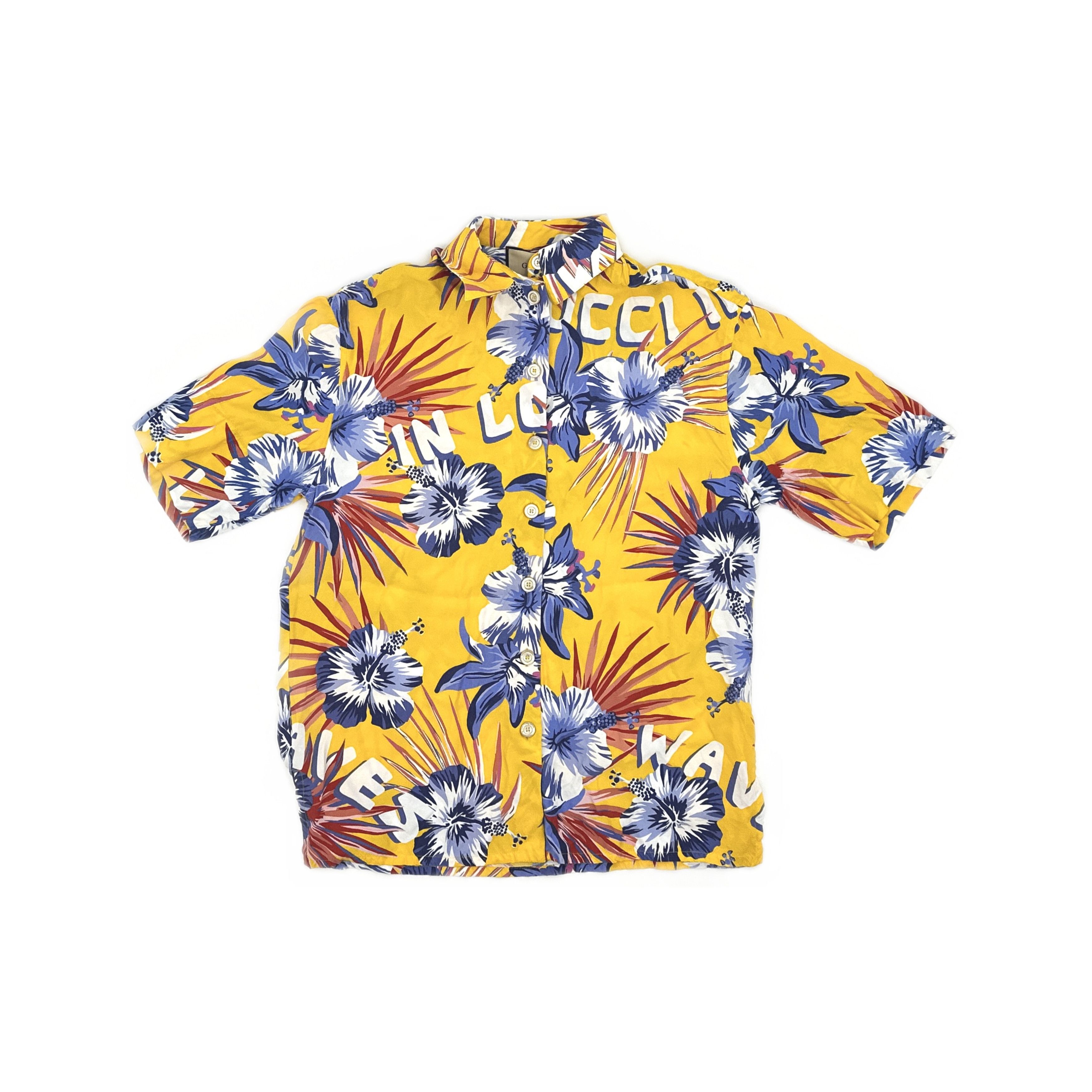 Gucci Gucci Floral Print Button Up Shirt Size 38 Size XS / US 0-2 / IT 36-38 - 1 Thumbnail