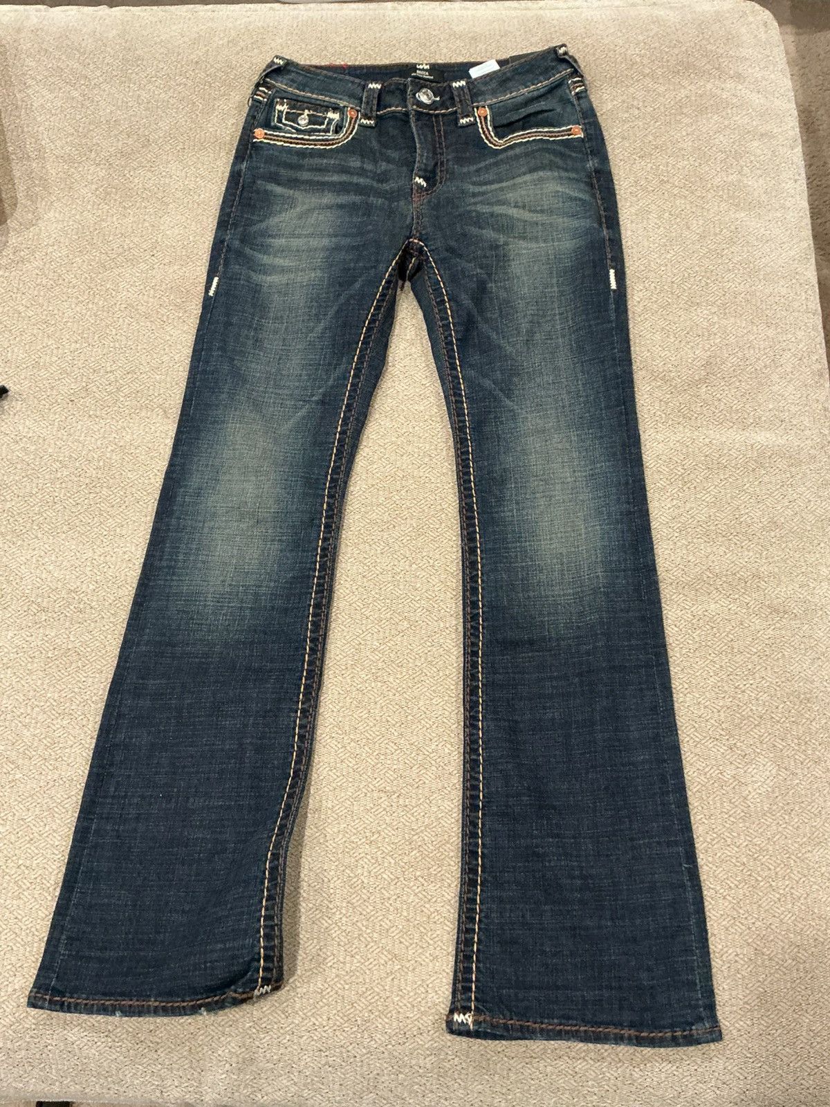 True Religion Becca Mid Rise Super T Bootcut Jean Size 28" / US 6 / IT 42 - 5 Thumbnail