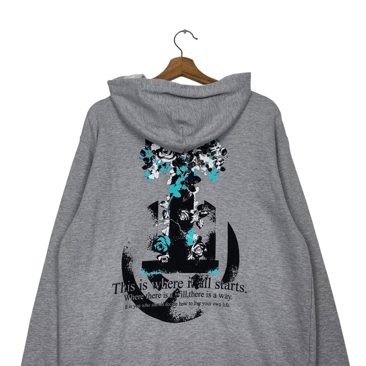 Japanese Brand Japanese Brand Poem Pullover Hoodie Size US L / EU 52-54 / 3 - 8 Thumbnail