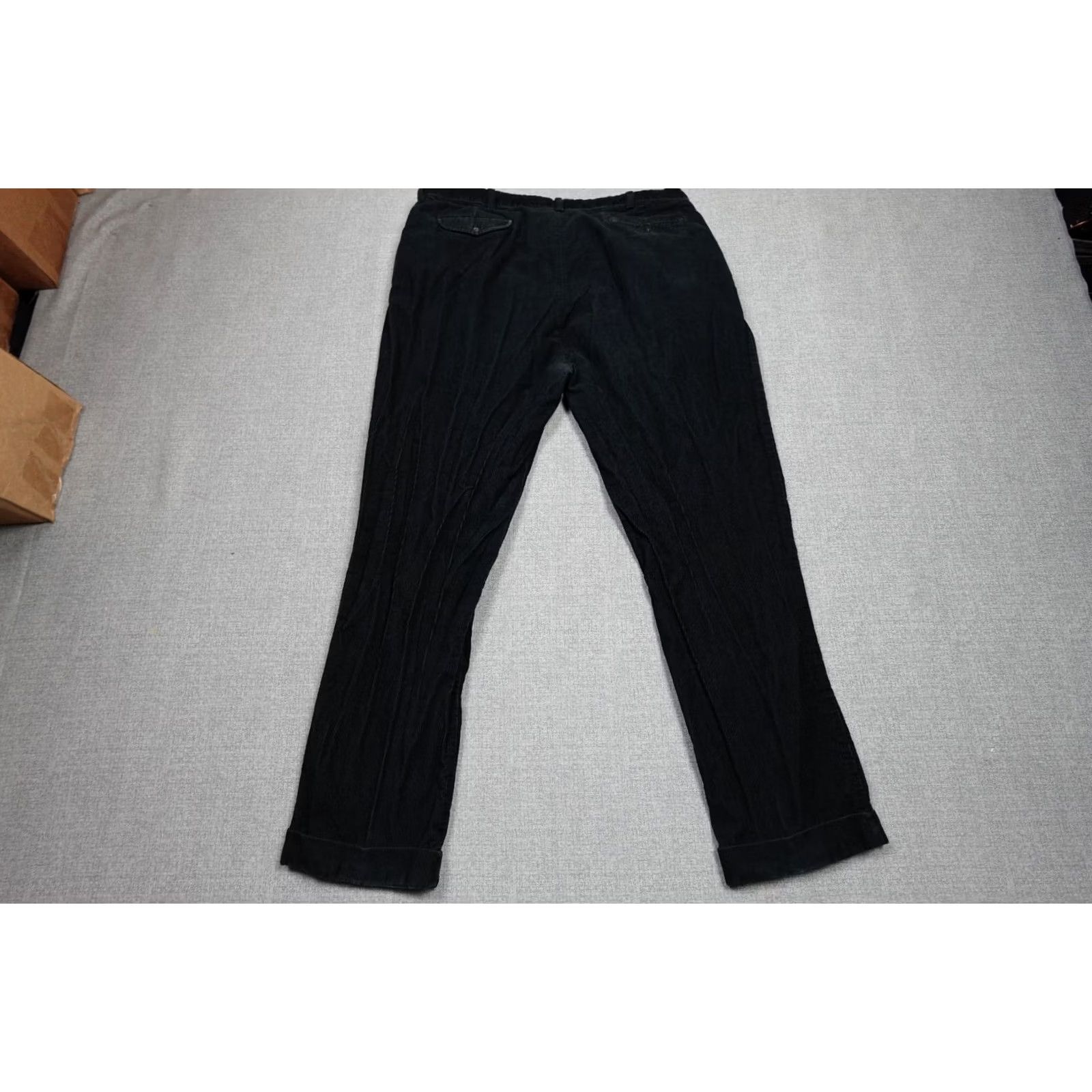 Polo Ralph Lauren VINTAGE Polo Ralph Lauren Pants Mens 40x32 Black Corduroy Chino Regular Fit Size US L / EU 52-54 / 3 - 4 Thumbnail