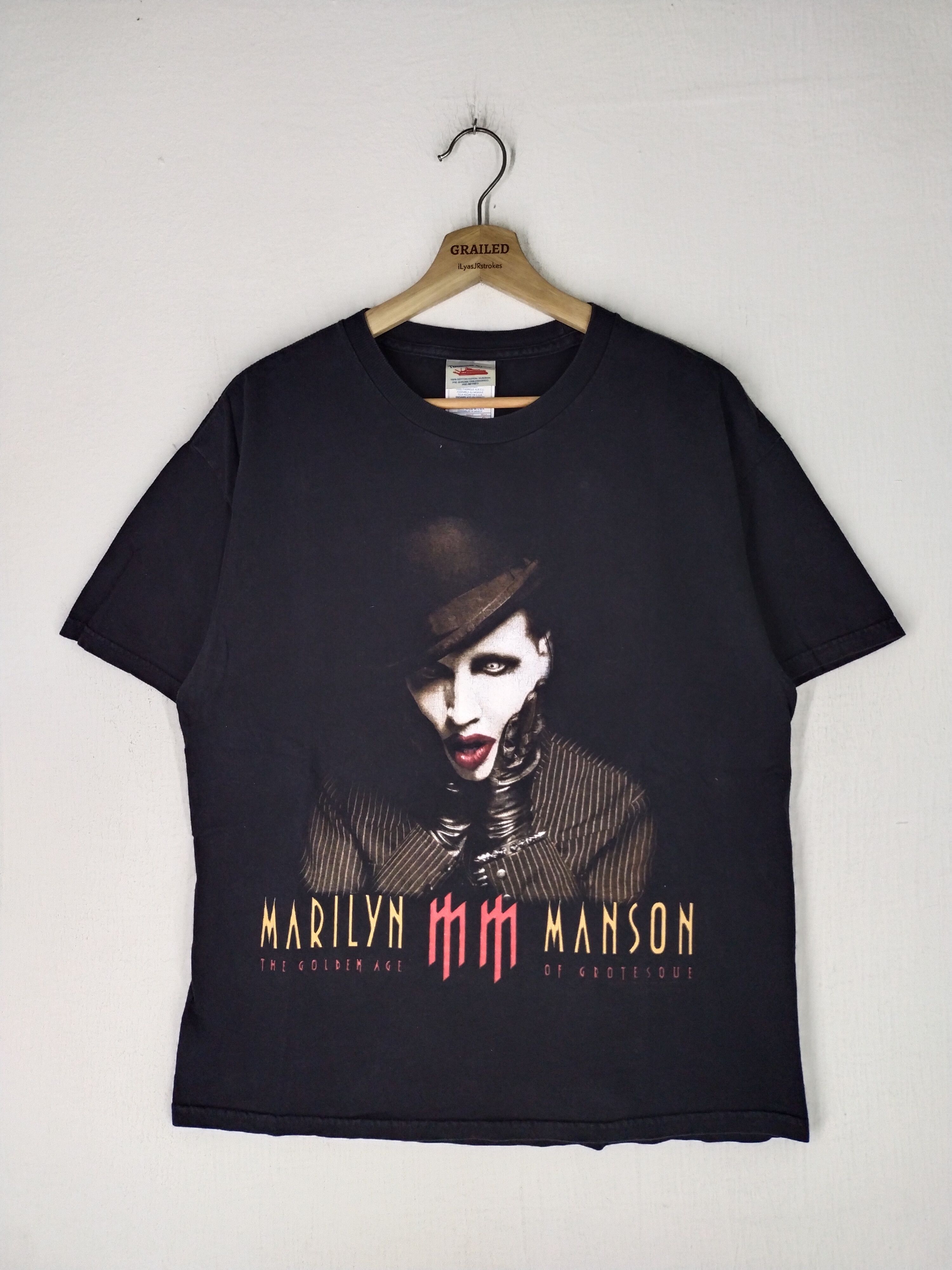 Marilyn Manson 03's Vintage The Golden Age Of Grotesque Promo Shirt Tee Size US M / EU 48-50 / 2 - 1 Thumbnail