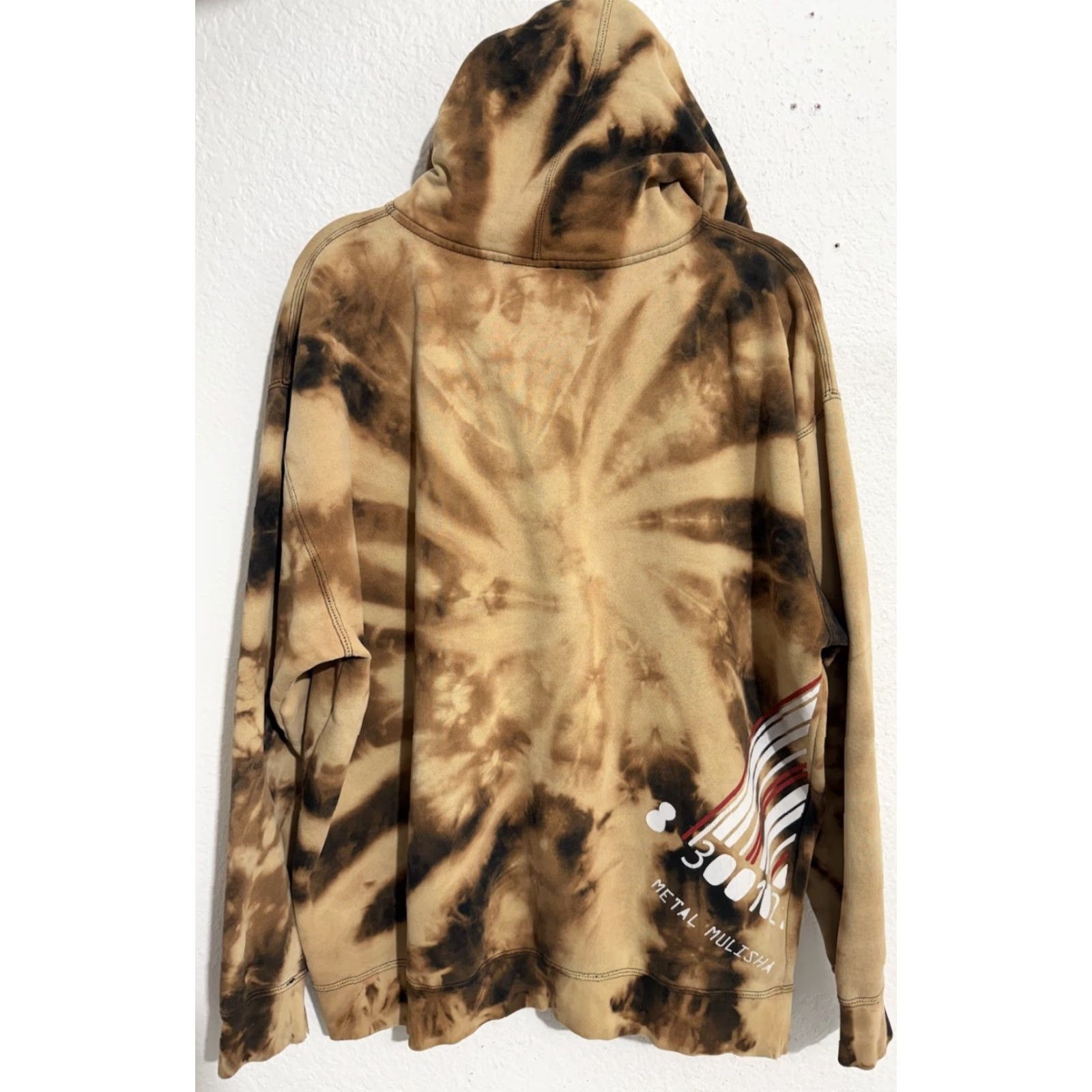 Metal Mulisha Metal Mulisha Hoodie XL Brown Skull Full Zip Mens Distressed Y2K Graphic Print Hooded Front Zip Size US XL / EU 56 / 4 - 6 Thumbnail
