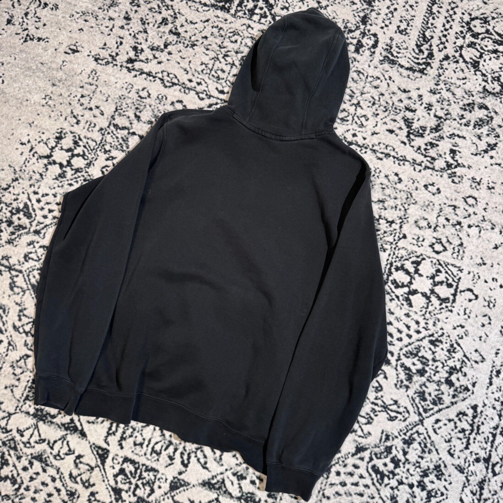 Nike × Vintage Vintage Nike Black Cotton Hoodie Size L Y2K 90s swoosh Size US L / EU 52-54 / 3 - 12 Thumbnail