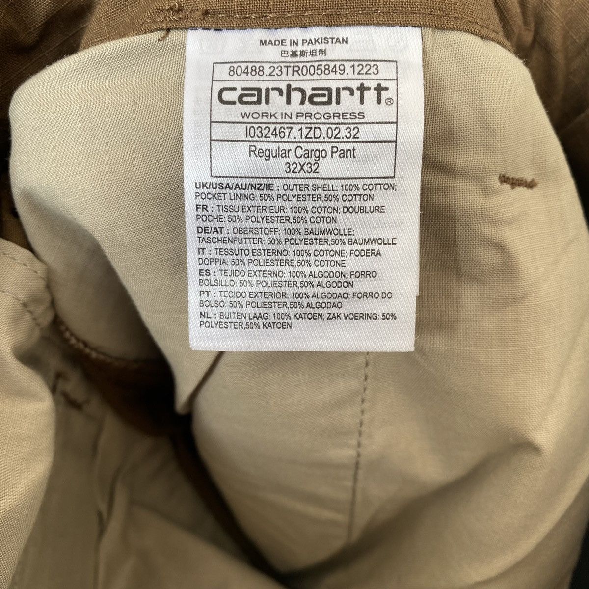 Carhartt Carhartt Cargo Pants Brown Size US 32 / EU 48 - 7 Thumbnail