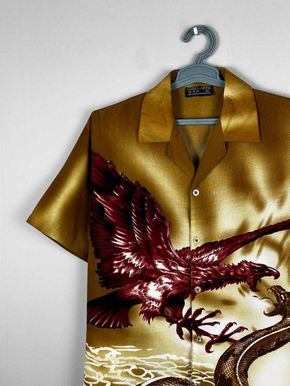 Japanese Brand Japanese Brand Dragon And Snake Hawaii Camp Collar Shirt Size US M / EU 48-50 / 2 - 3 Thumbnail