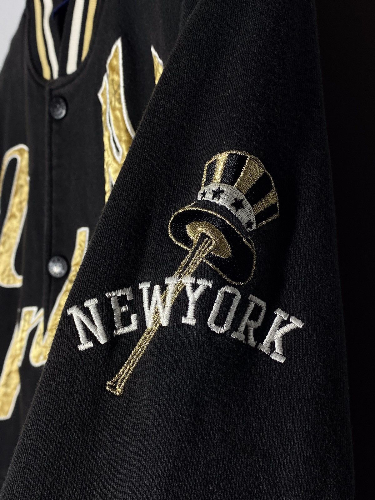 New York Yankees × Vintage Vintage 2000s New York Yankees MLB Majestic Bomber Jacket Size US S / EU 44-46 / 1 - 8 Thumbnail