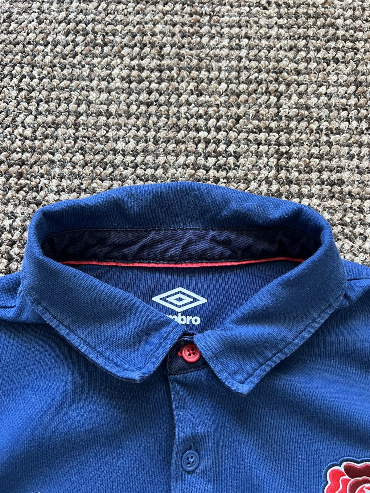 Umbro Umbro England League 02 Rugby Jersey Shirt Size US XXL / EU 58 / 5 - 7 Thumbnail