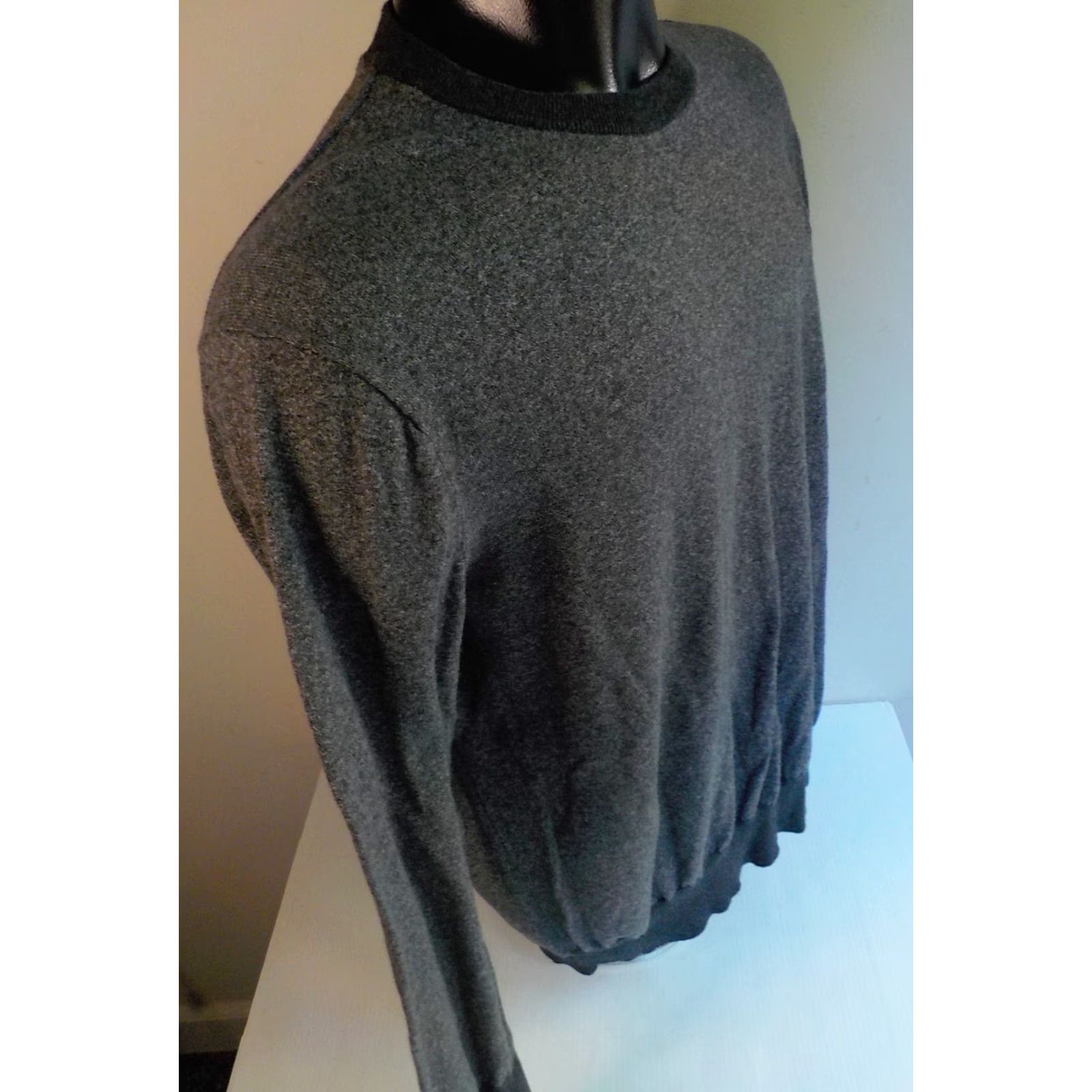 Polo Ralph Lauren POLO RALPH LAUREN Crew Neck Sweater 100% Cotton Gray SZ M Mens Pullover Knit Polo Pony Logo Crewneck Short Sleeve? Size US M / EU 48-50 / 2 - 3 Thumbnail