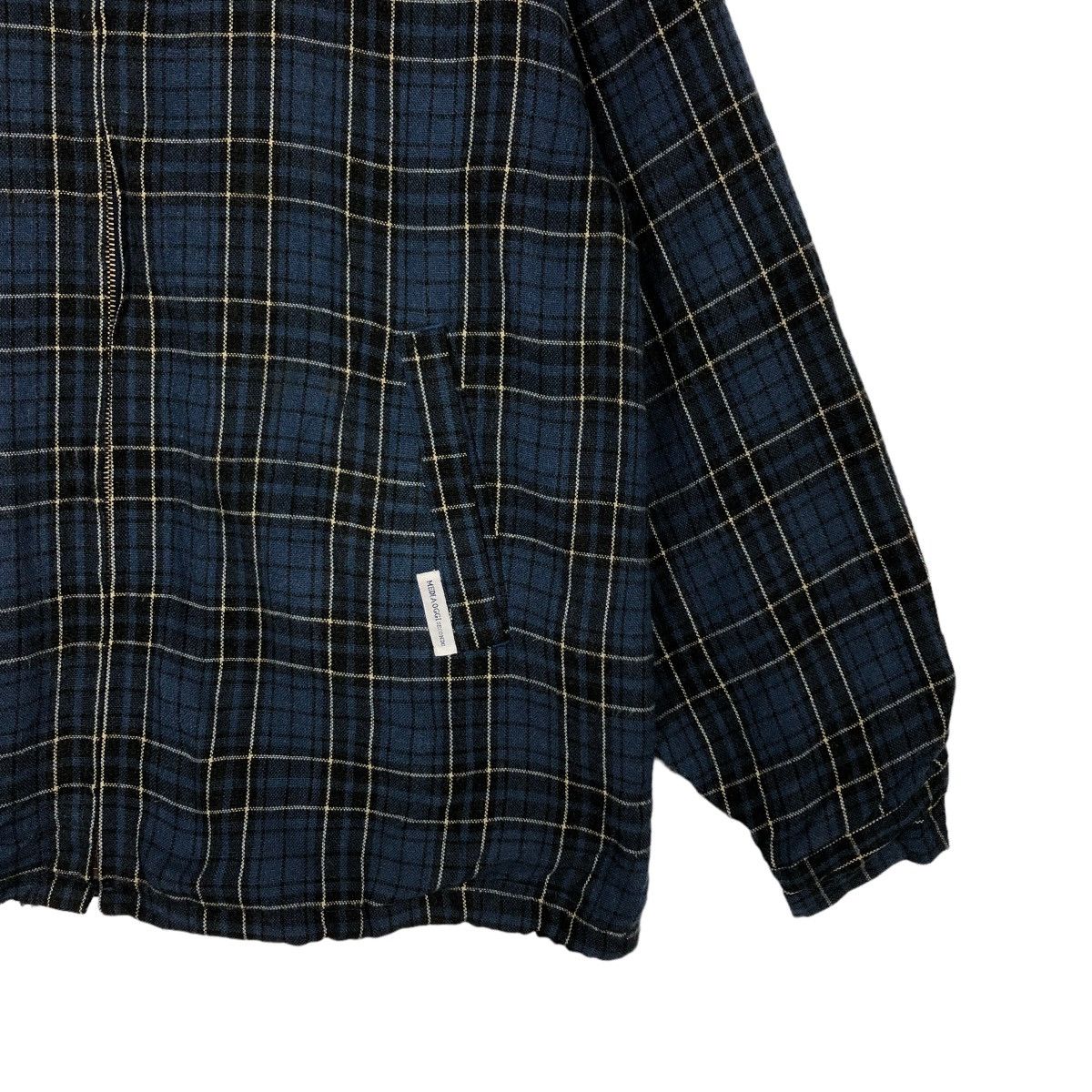 Japanese Brand 🔥90’s Vintage Flannel Jacket Media Oggi Tartan Design Size US L / EU 52-54 / 3 - 5 Thumbnail