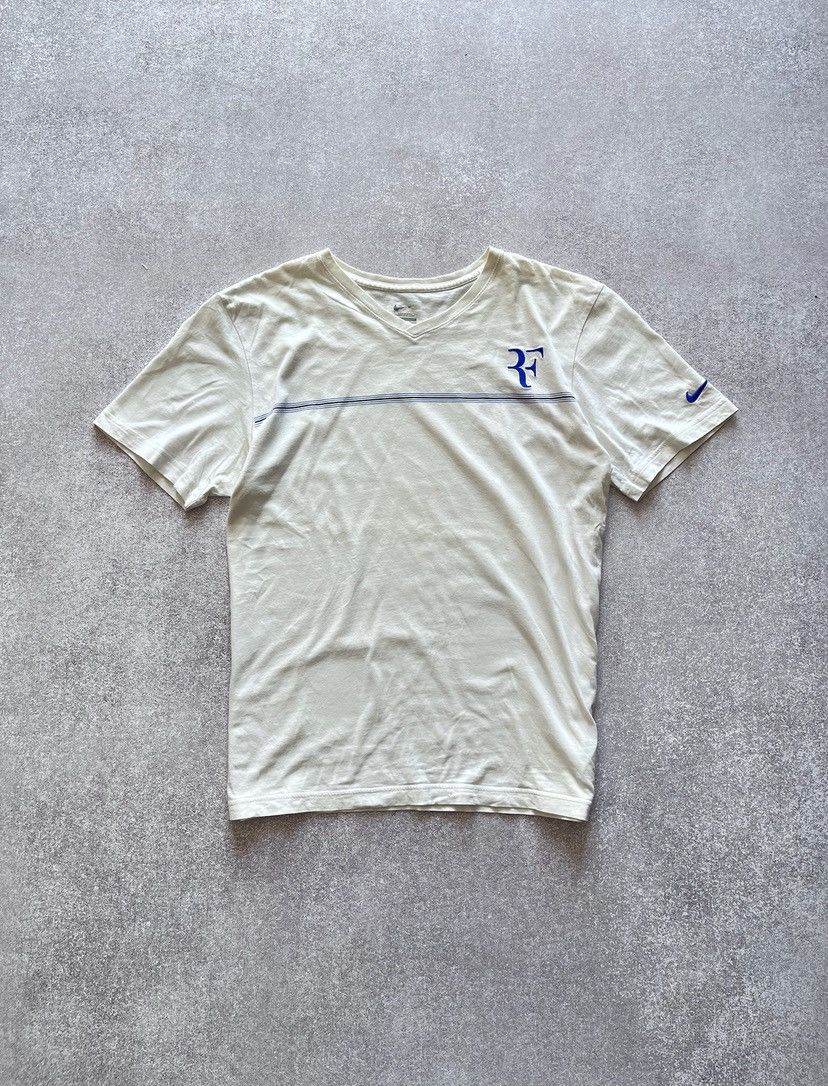 Nike × Vintage Vintage Nike Roger Federer Court T-shirt M Size US M / EU 48-50 / 2 - 2 Thumbnail