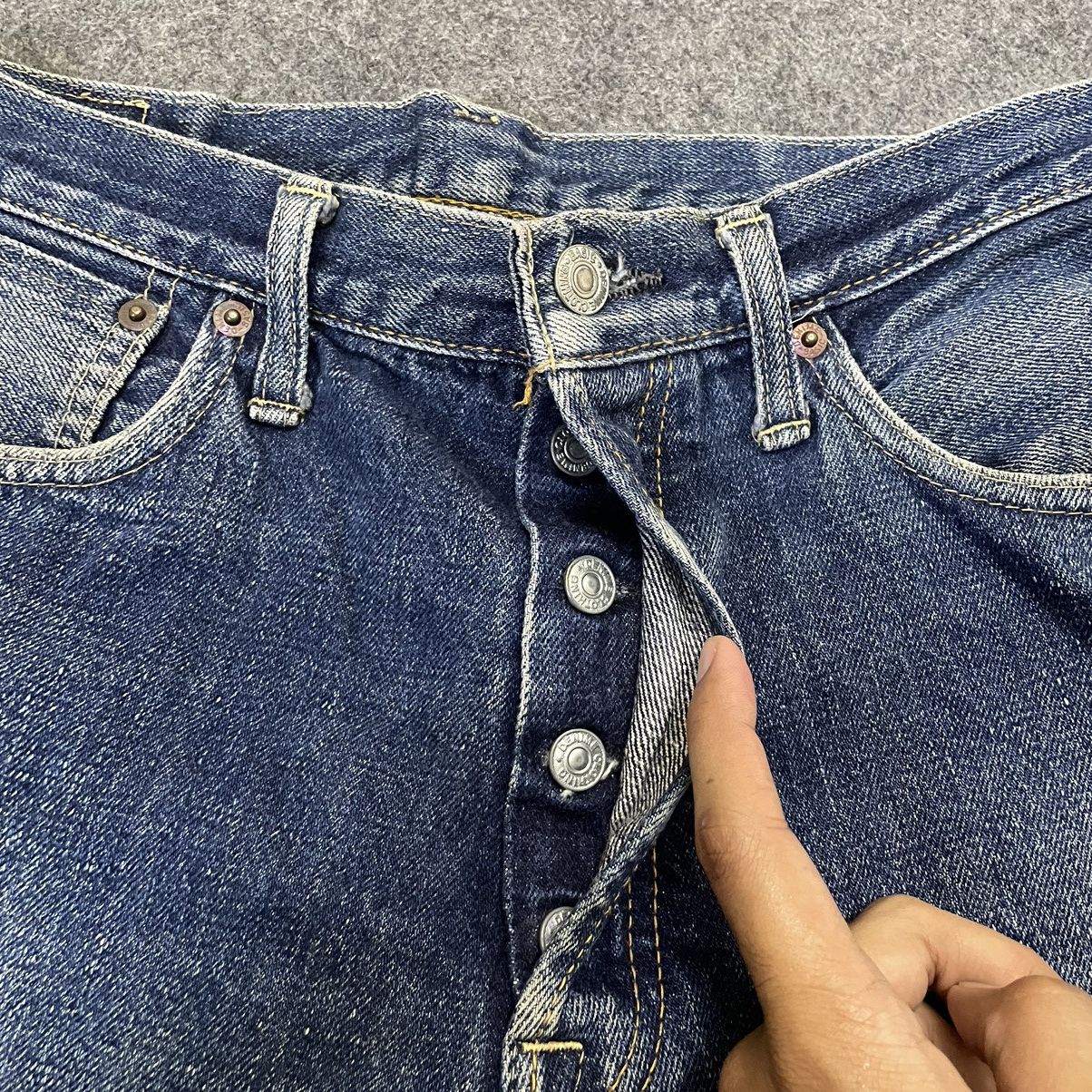 Denime × Japanese Brand Denime Selvedge Made in Japan Baggy Jeans Size US 30 / EU 46 - 7 Thumbnail