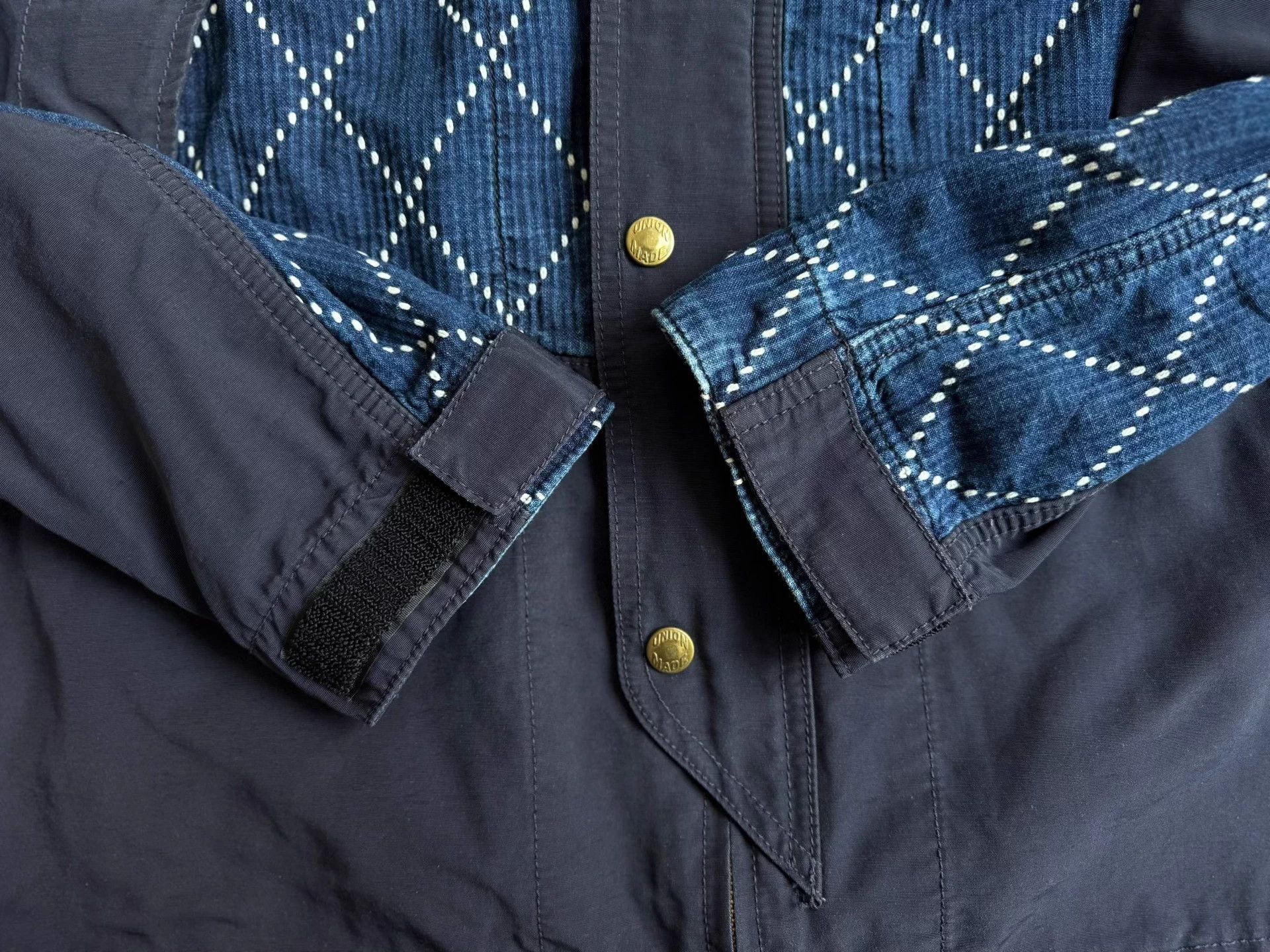 Studio D'Artisan Studio D'Artisan Indigo Sashiko Windbreaker Jacket 38 Size US XXS / EU 40 - 7 Thumbnail