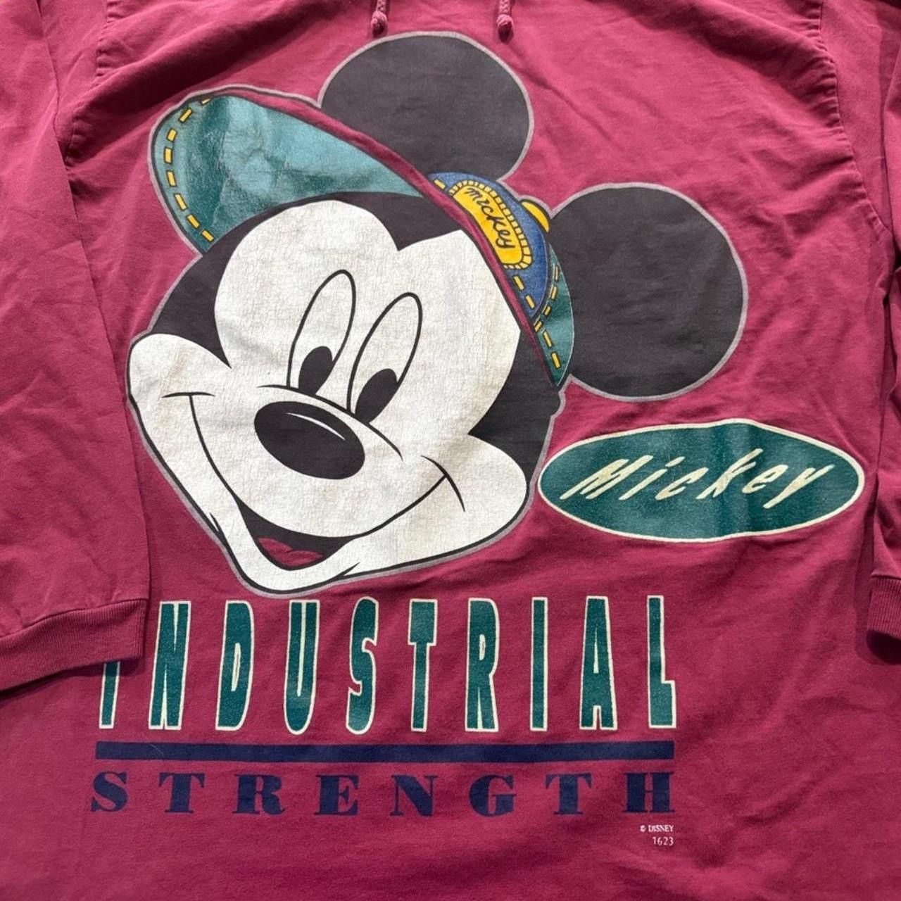 Mickey Unlimited Vintage 90s Mickey Mouse Lightweight Hoodie Size US L / EU 52-54 / 3 - 2 Thumbnail