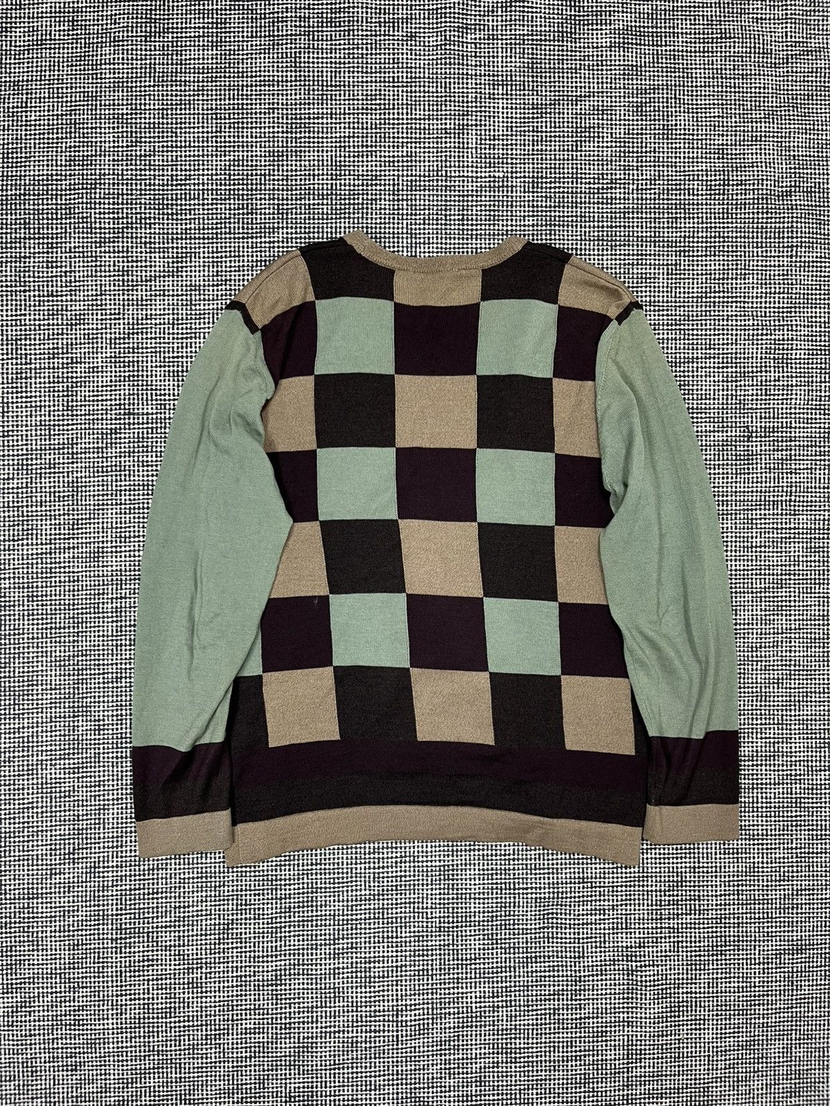 Paul Smith Paul Smith checkered pattern wool sweater Size US M / EU 48-50 / 2 - 2 Thumbnail