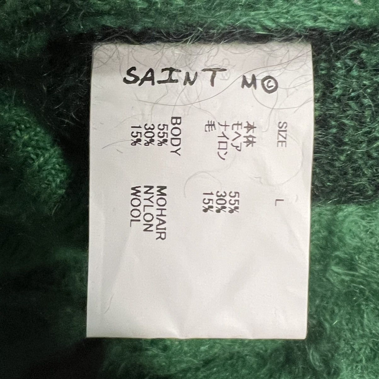 Saint Michael Saint Mxxxxxx Saint Mohair Knit Crewneck Green Size US L / EU 52-54 / 3 - 4 Thumbnail