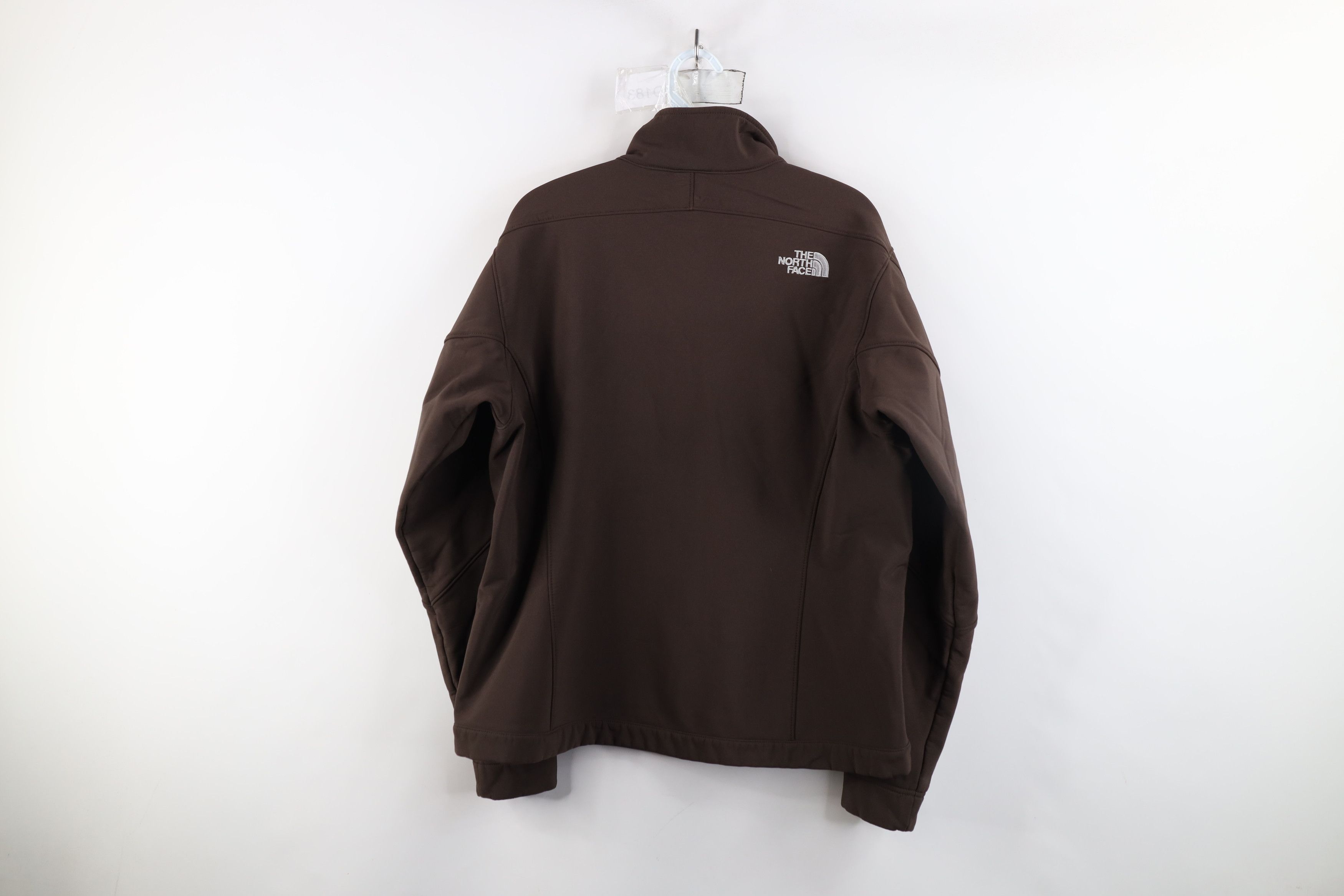 The North Face × Vintage Vintage The North Face Softshell Fleece Lined Jacket Brown Size L / US 10 / IT 46 - 13 Thumbnail