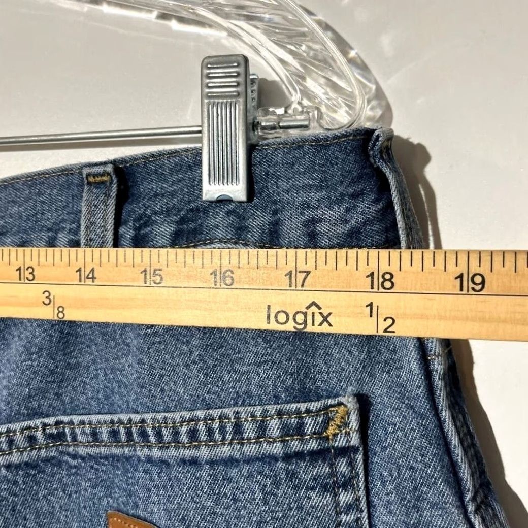 Carhartt VINTAGE Carhartt Loose Original Fit Carpenter Distressed Blue Jeans Men's 38x36 Jeans Men Blue 38 Straight 35in Regular Carhartt Mens Jeans Size US 38 / EU 54 - 5 Thumbnail