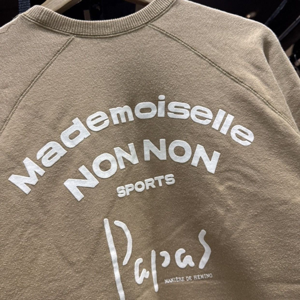 Mademoiselle Non Non Vintage Mademoiselle Non Non Sport Papas Big Logo Sweatshirt Size US M / EU 48-50 / 2 - 3 Thumbnail