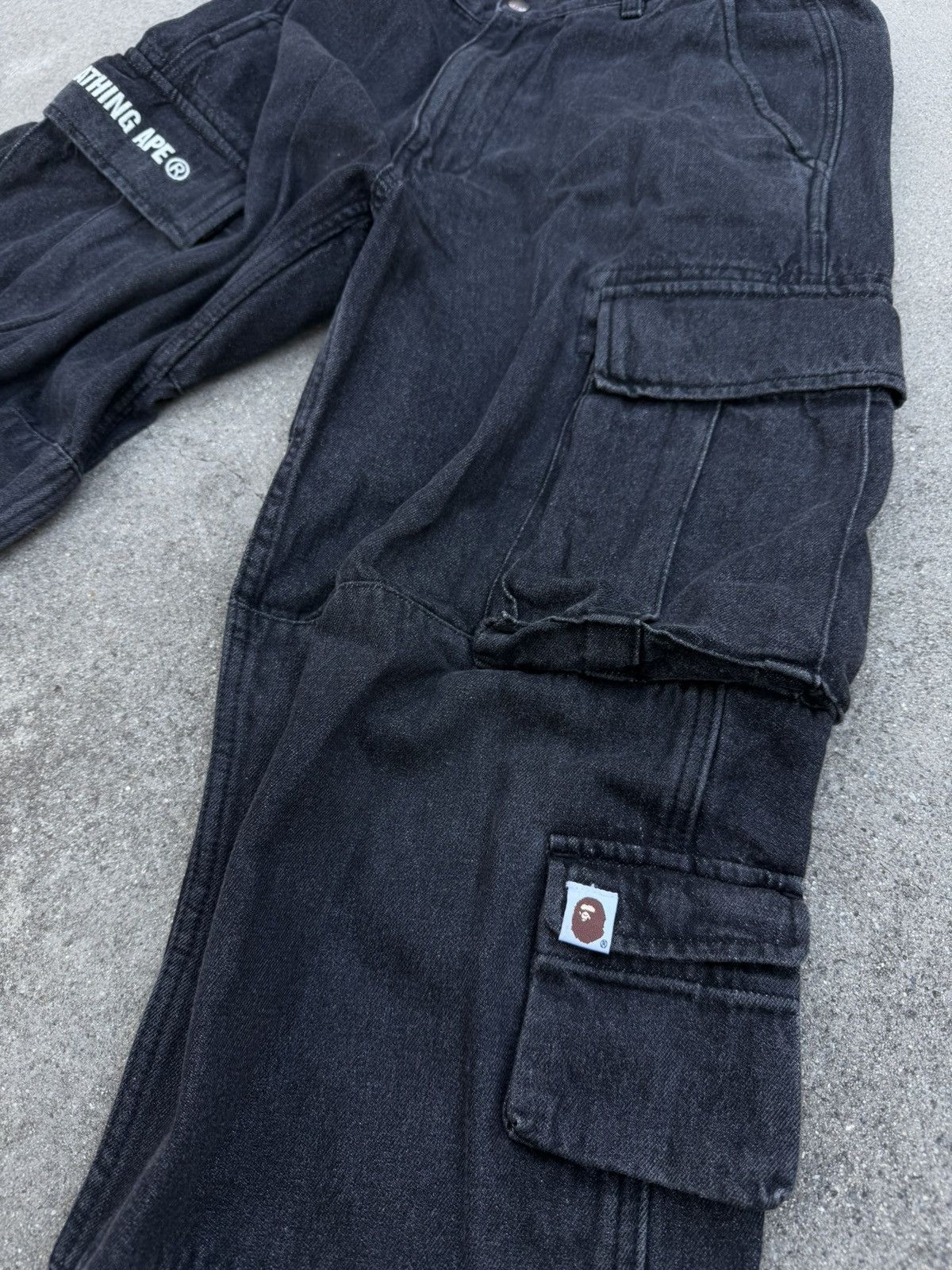 Bape Bape Denim Cargo Pants Size US 30 / EU 46 - 3 Thumbnail