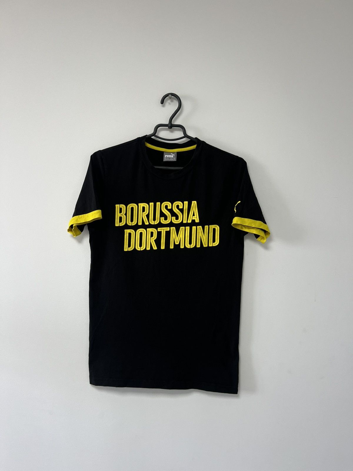 Puma Borussia Dortmund Training T shirt Cotton BVB Puma Black S Size US S / EU 44-46 / 1 - 5 Thumbnail