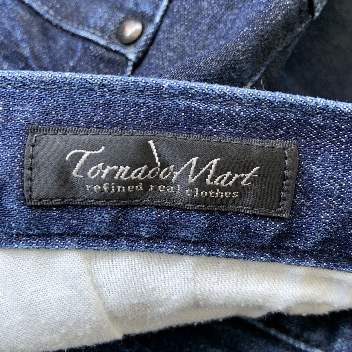 If Six Was Nine × Le Grande Bleu (L.G.B.) × Tornado Mart Tornado Mart Distressed Denim Jeans Size US 32 / EU 48 - 6 Thumbnail