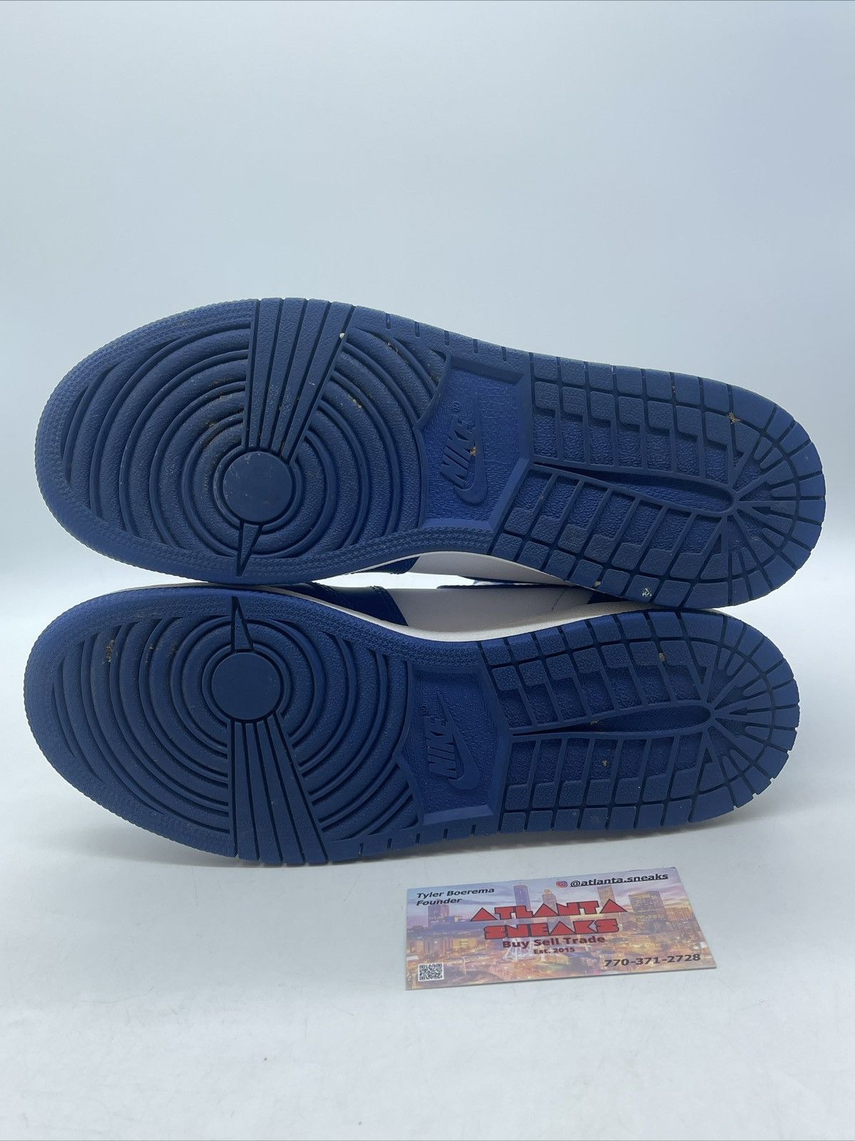 Nike Air Jordan 1 high storm blue Size US 6.5 / EU 39-40 - 7 Thumbnail