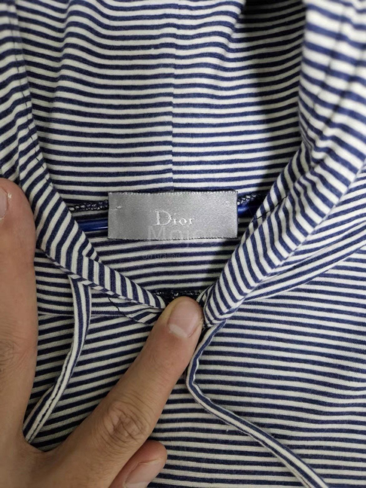 Dior Dior Homme Bee Stitches Stripe Hoodie-2508 Size US XL / EU 56 / 4 - 3 Thumbnail