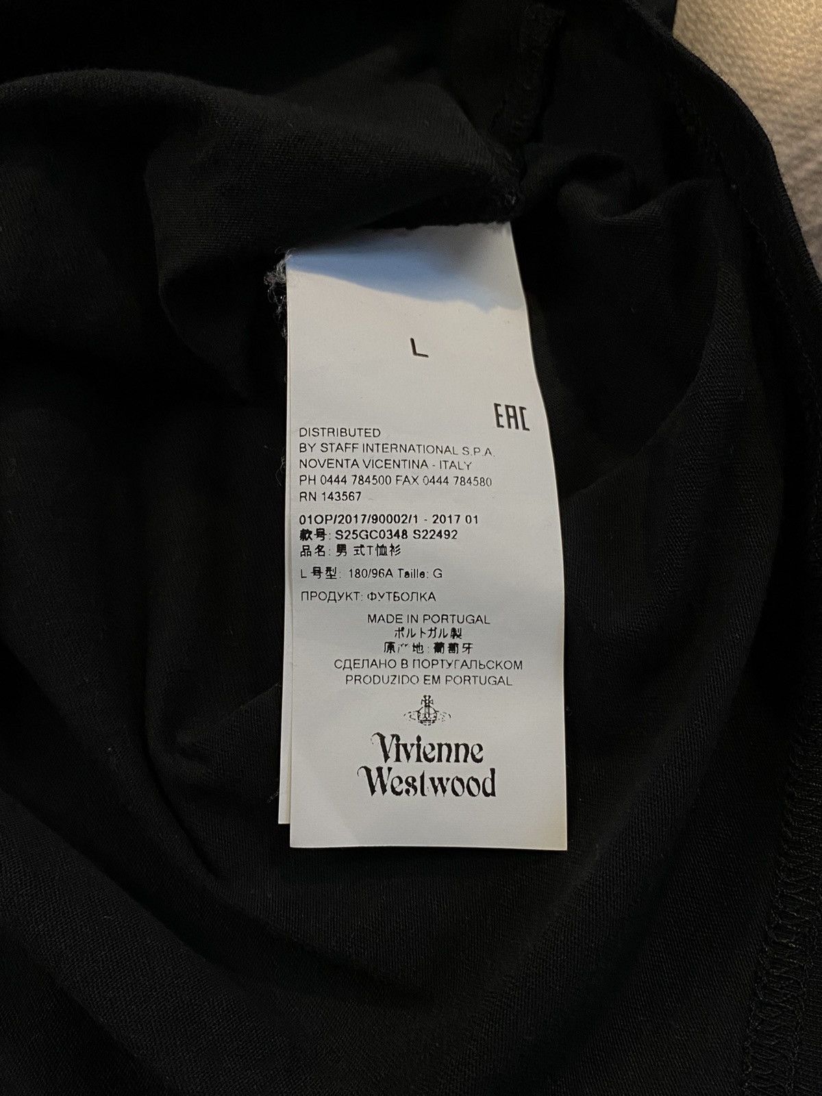 Japanese Brand × Vivienne Westwood ❗️Vivienne Westwood embroidered logo tee Size US L / EU 52-54 / 3 - 5 Thumbnail