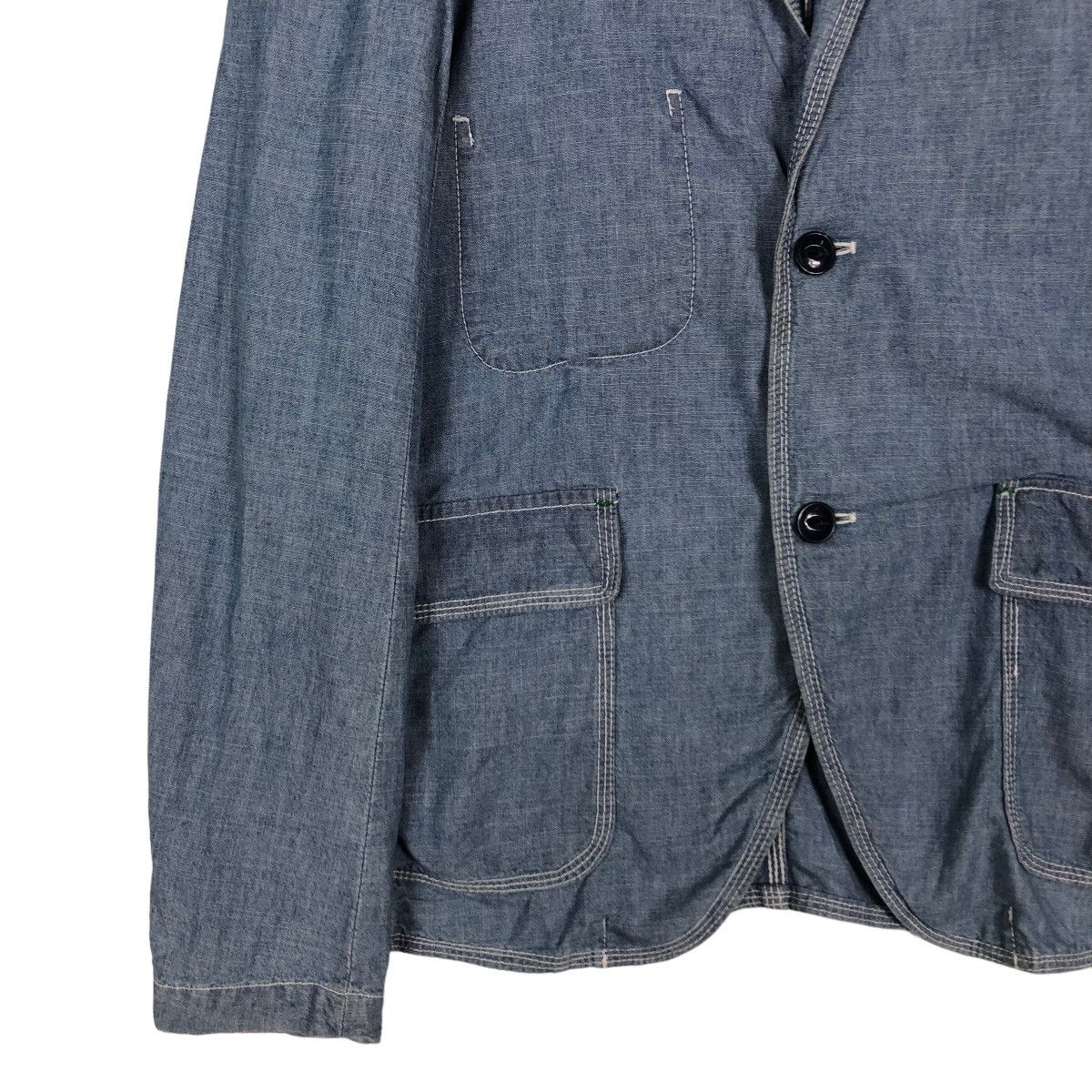 Japanese Brand Vintage Denim Chore Jacket Coen Tokyo Inspire Kapital 45RPM Size US L / EU 52-54 / 3 - 4 Thumbnail