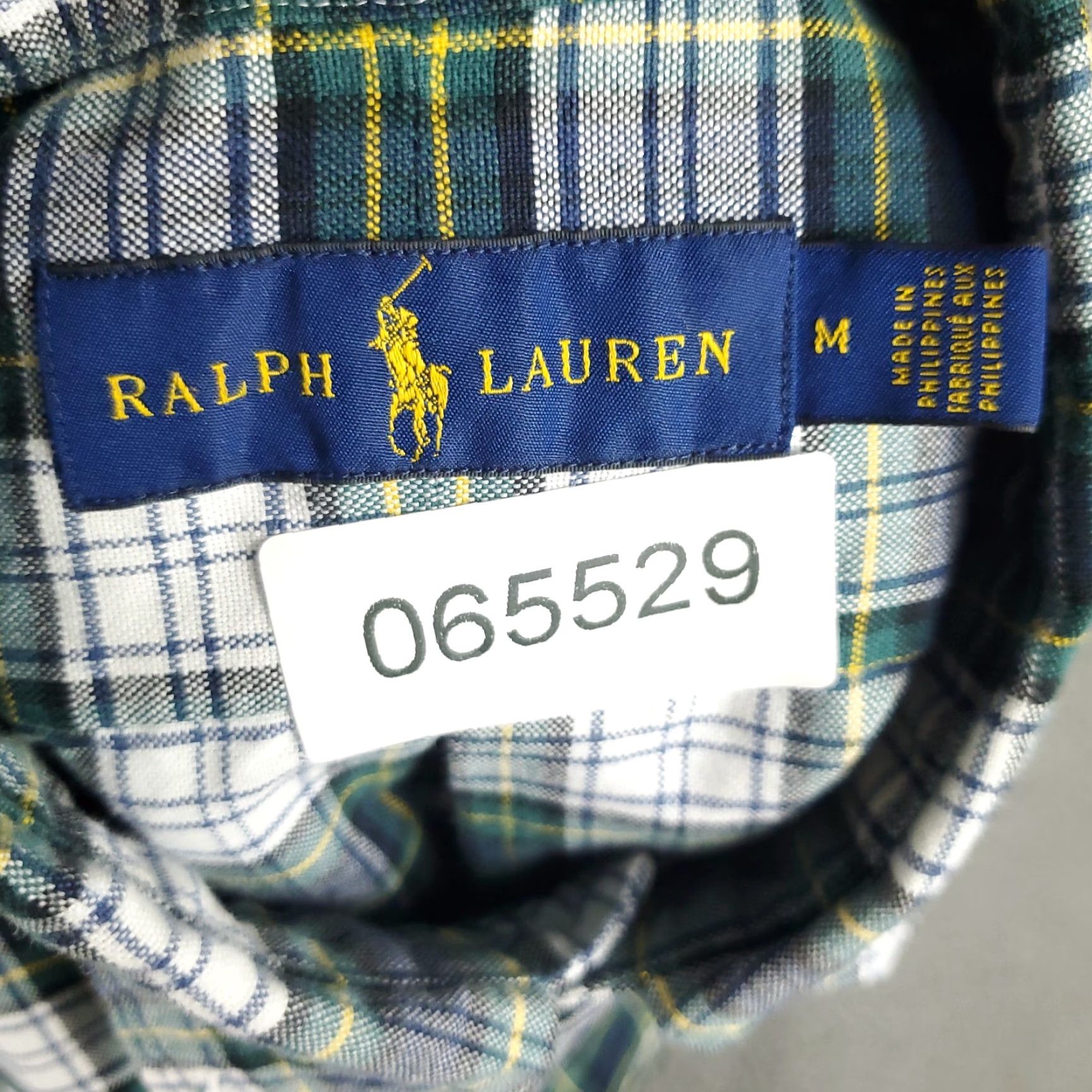 Ralph Lauren Ralph Lauren Shirt Mens Size Medium Green Plaid Pony Button Up Long Sleeve Size US M / EU 48-50 / 2 - 8 Thumbnail