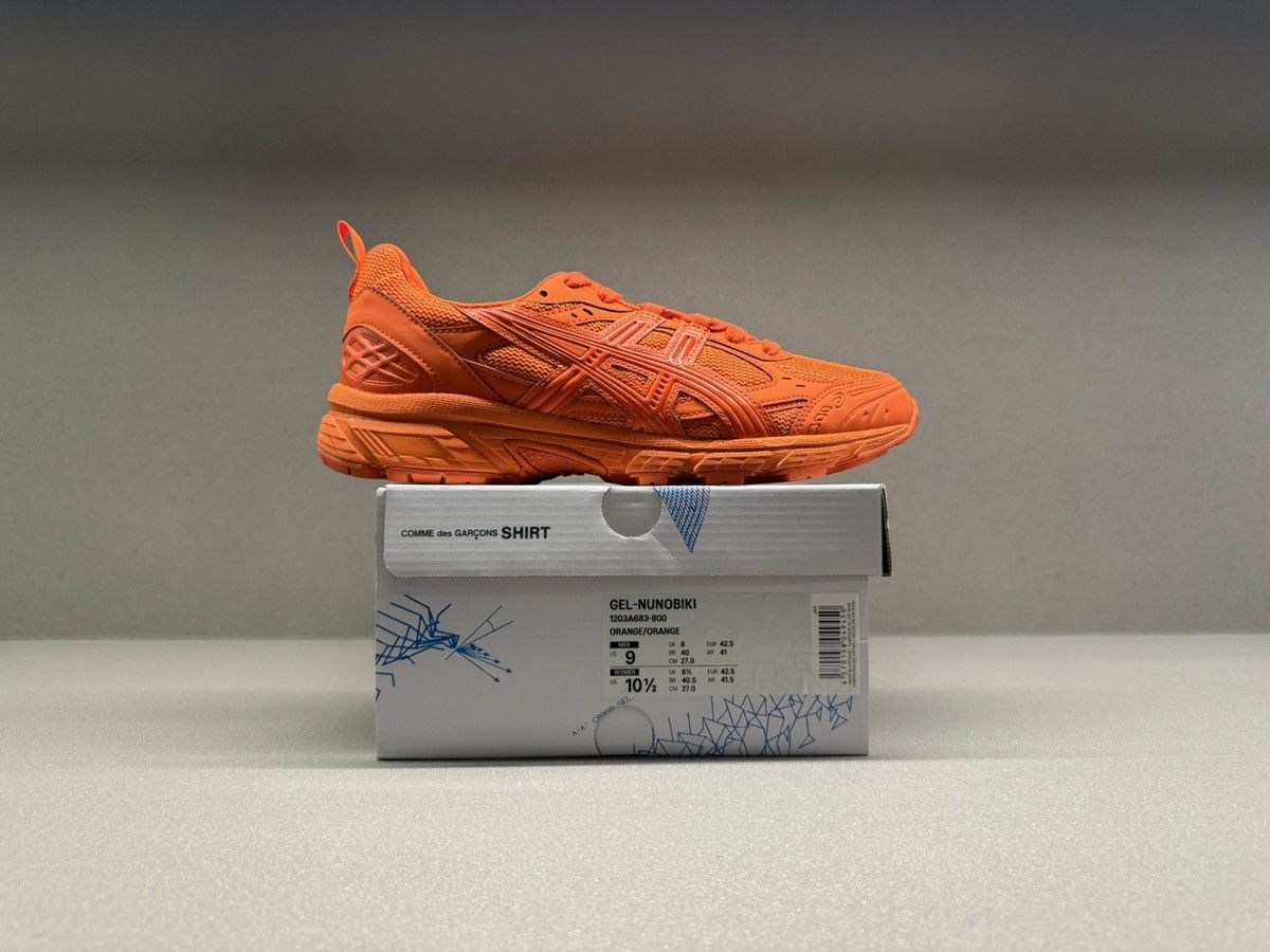 Asics × Comme des Garcons ASICS Gel-Nunobiki Comme des Garcons Shirt Orange Size US 9 / EU 42 - 3 Thumbnail