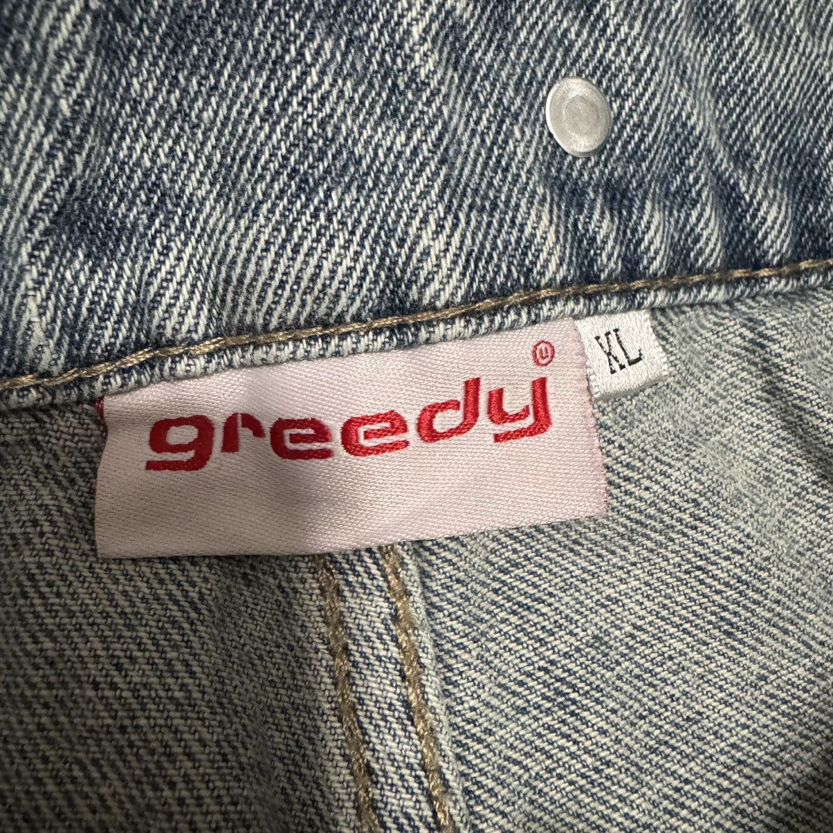 Greedy Unit Greedy Unit Loose Screw Denim Jeans Blue XL Size US 35 - 5 Thumbnail