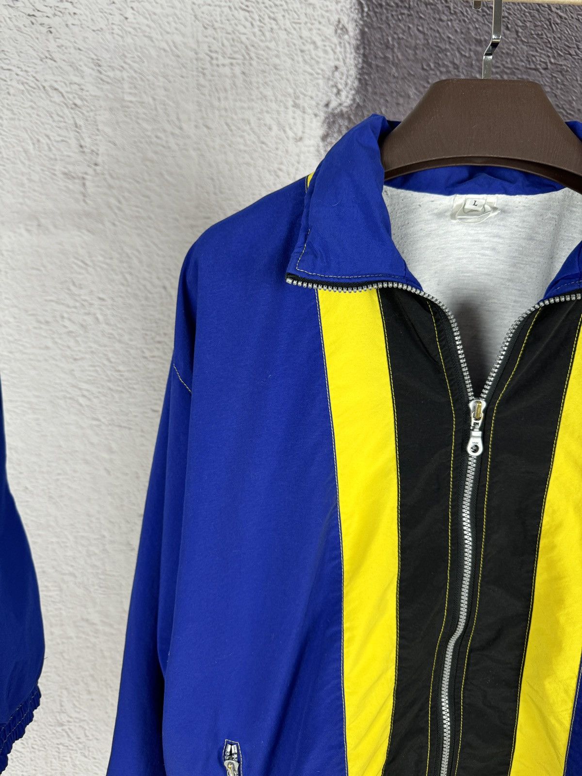 Mercedes-Benz × Vintage Mercedes-Benz vintage blue yellow striped track suit Size US L / EU 52-54 / 3 - 4 Thumbnail