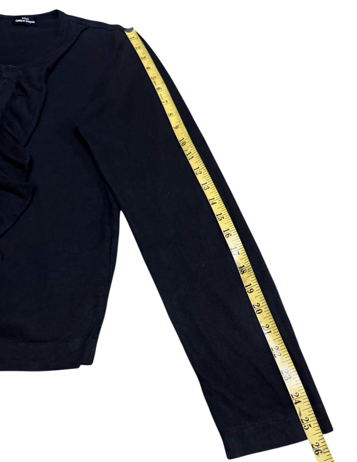 Comme des Garcons Comme Des Garcons Tricot Botton Long-sleeved Black Size S / US 4 / IT 40 - 9 Thumbnail