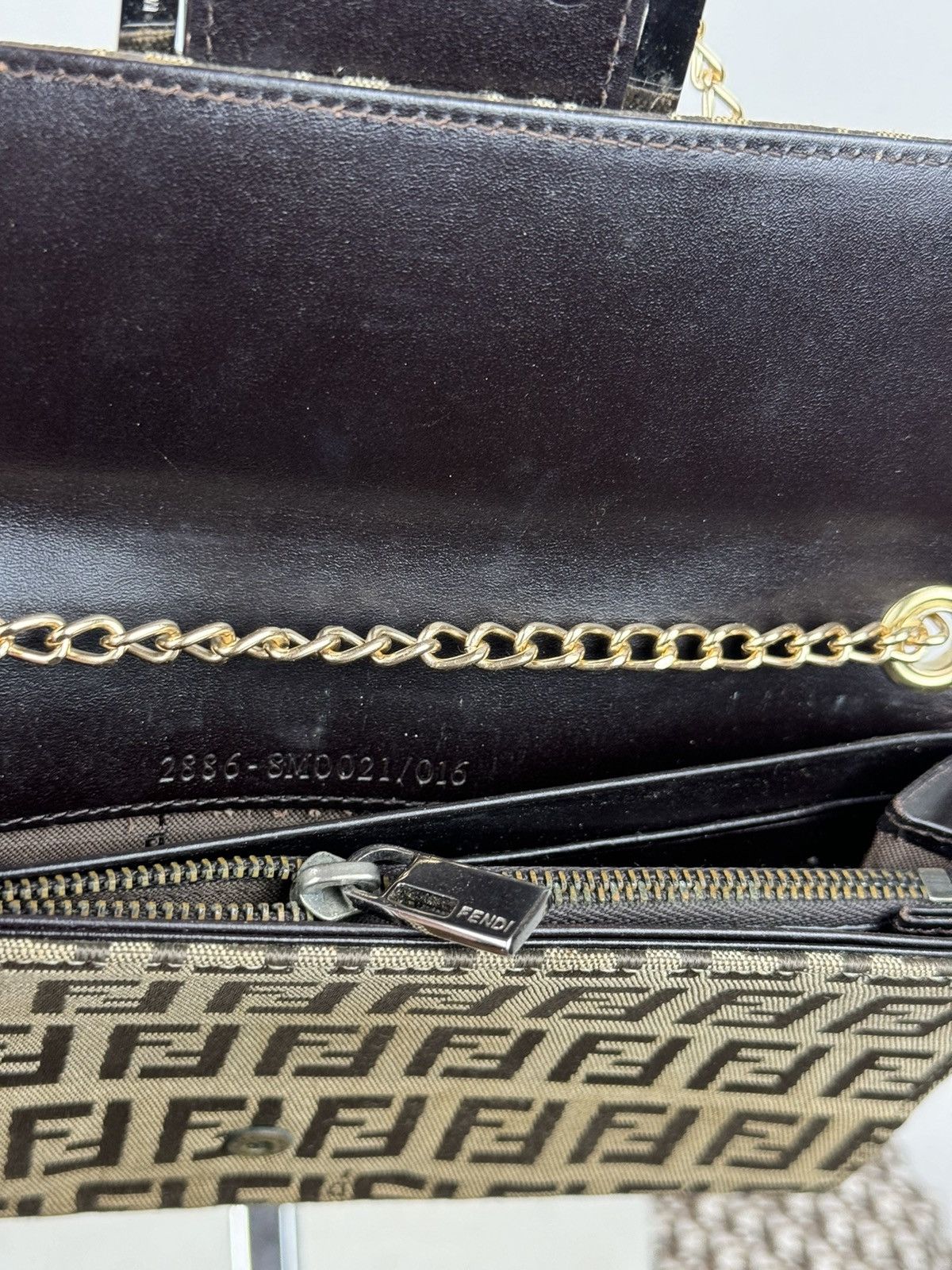 Fendi Shoulder leather bag Fendi FF monogram original rare item Size ONE SIZE - 4 Thumbnail