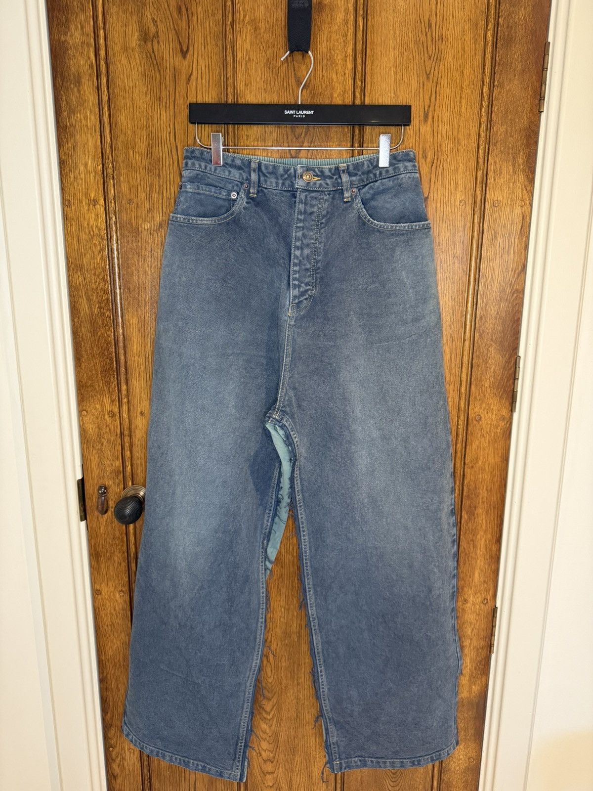 Balenciaga SS23 Balenciaga mud show hybrid baggy jeans joggers sweats Size US 32 / EU 48 - 2 Thumbnail