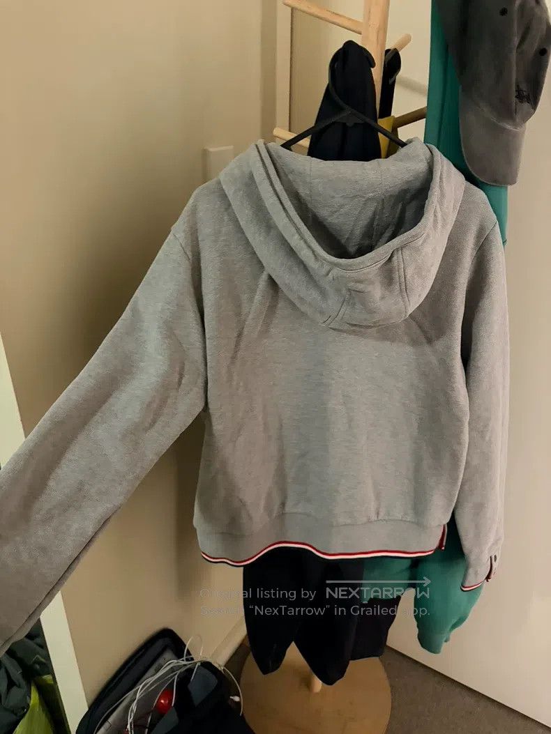 Thom Browne Thom Browne Tennis Gray Hooded Sweatshirt Size US M / EU 48-50 / 2 - 3 Thumbnail