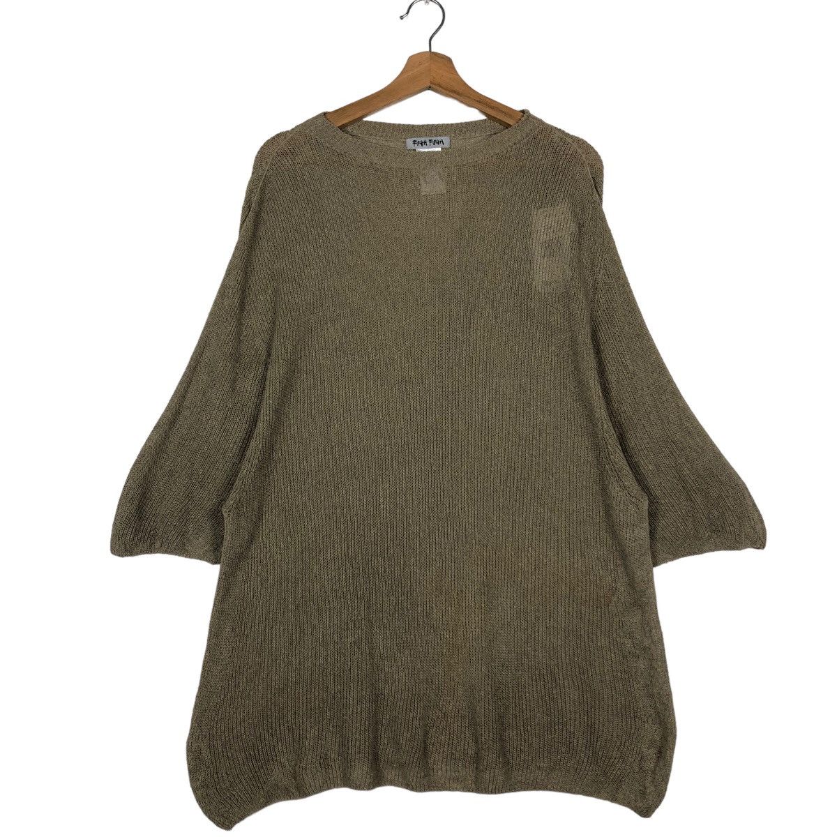 🔥Vintage Distressed Knit Sweatshirt Fuga Fuga Issey Miyake