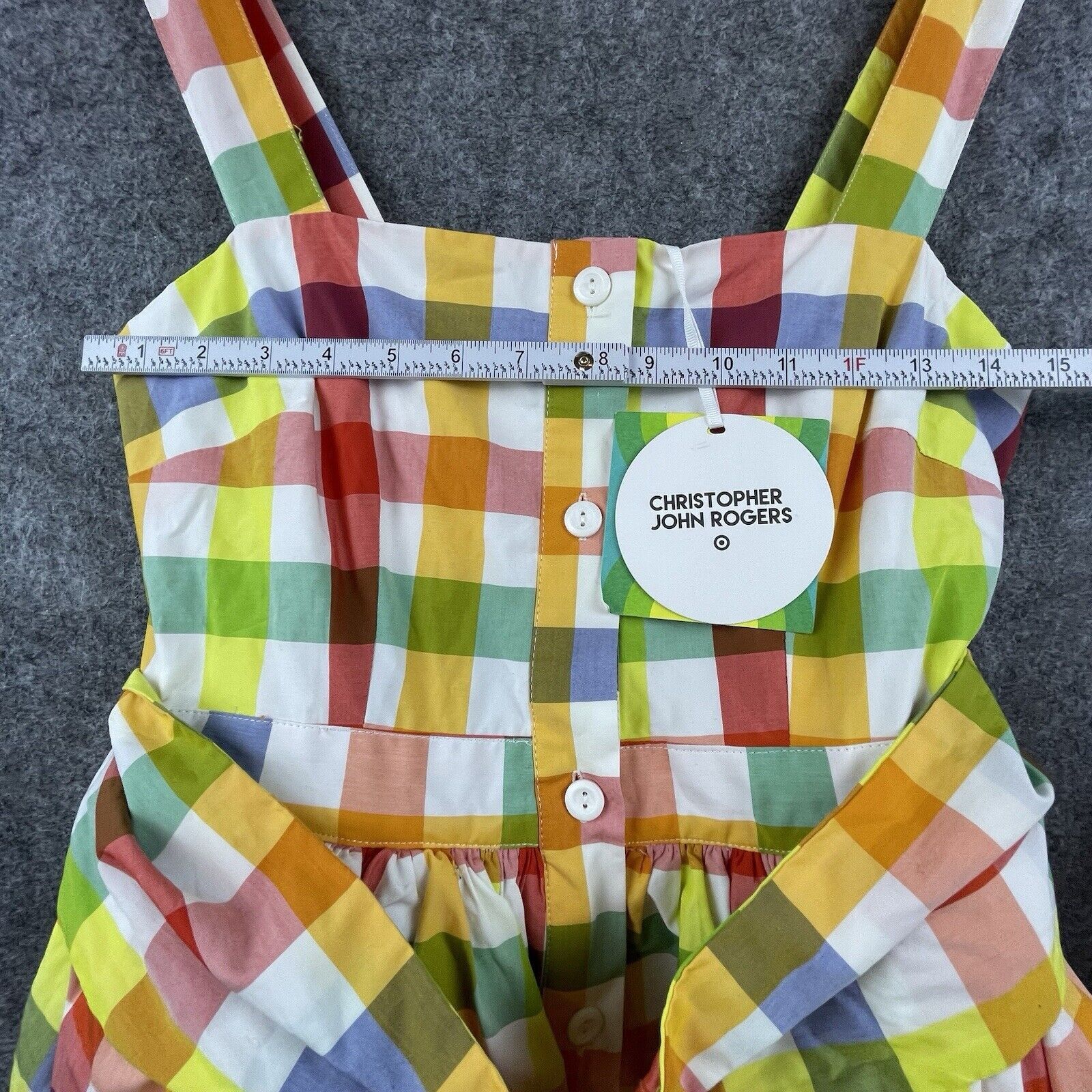 Christopher John Rogers Christopher John Rogers Dress 6 Playful Colorful Vibrant Fun Size M / US 6-8 / IT 42-44 - 5 Thumbnail