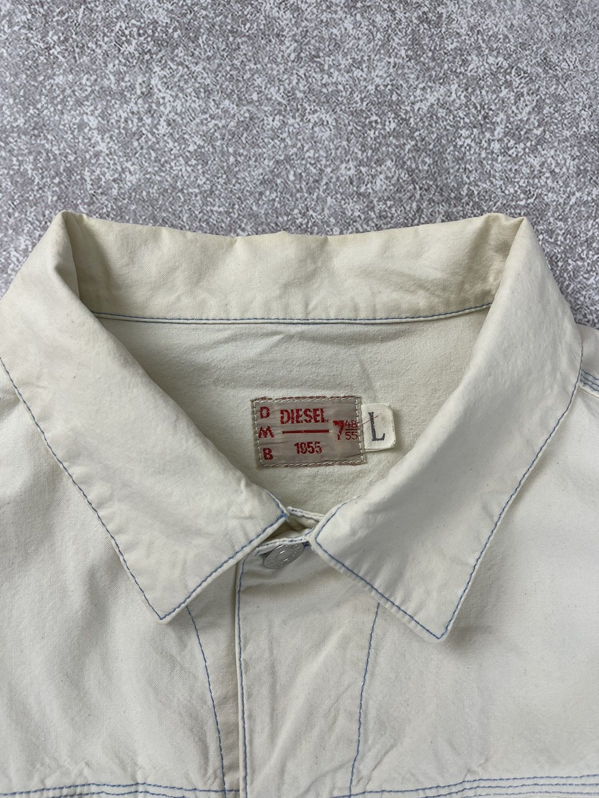 Diesel × Vintage Vintage Diesel DMB Work Wear Trucker Jacket Size US L / EU 52-54 / 3 - 9 Thumbnail