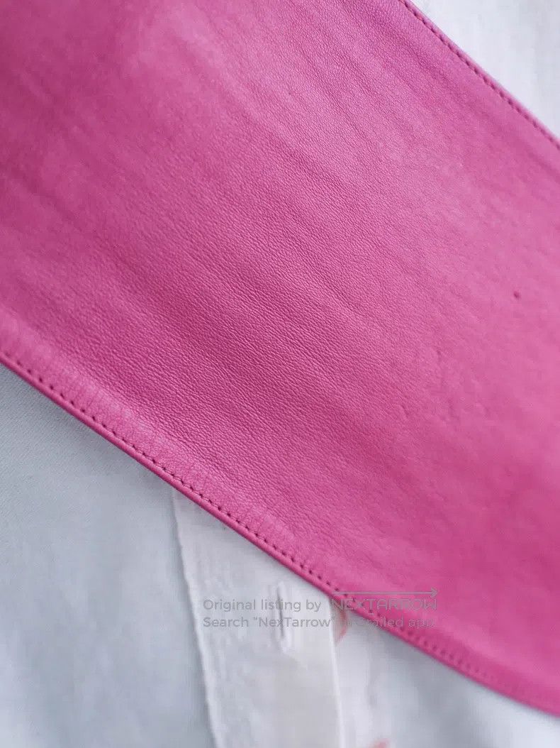 Kenzo Kenzo Plum-colored leather belt Size ONE SIZE - 3 Thumbnail