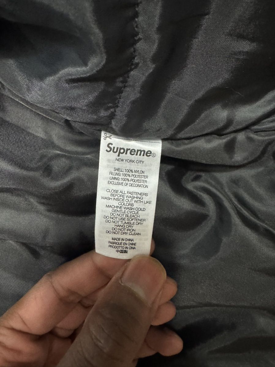 Supreme Supreme x Mitchell & Ness Quilted Sports Jacket (BLK) Size US L / EU 52-54 / 3 - 5 Thumbnail