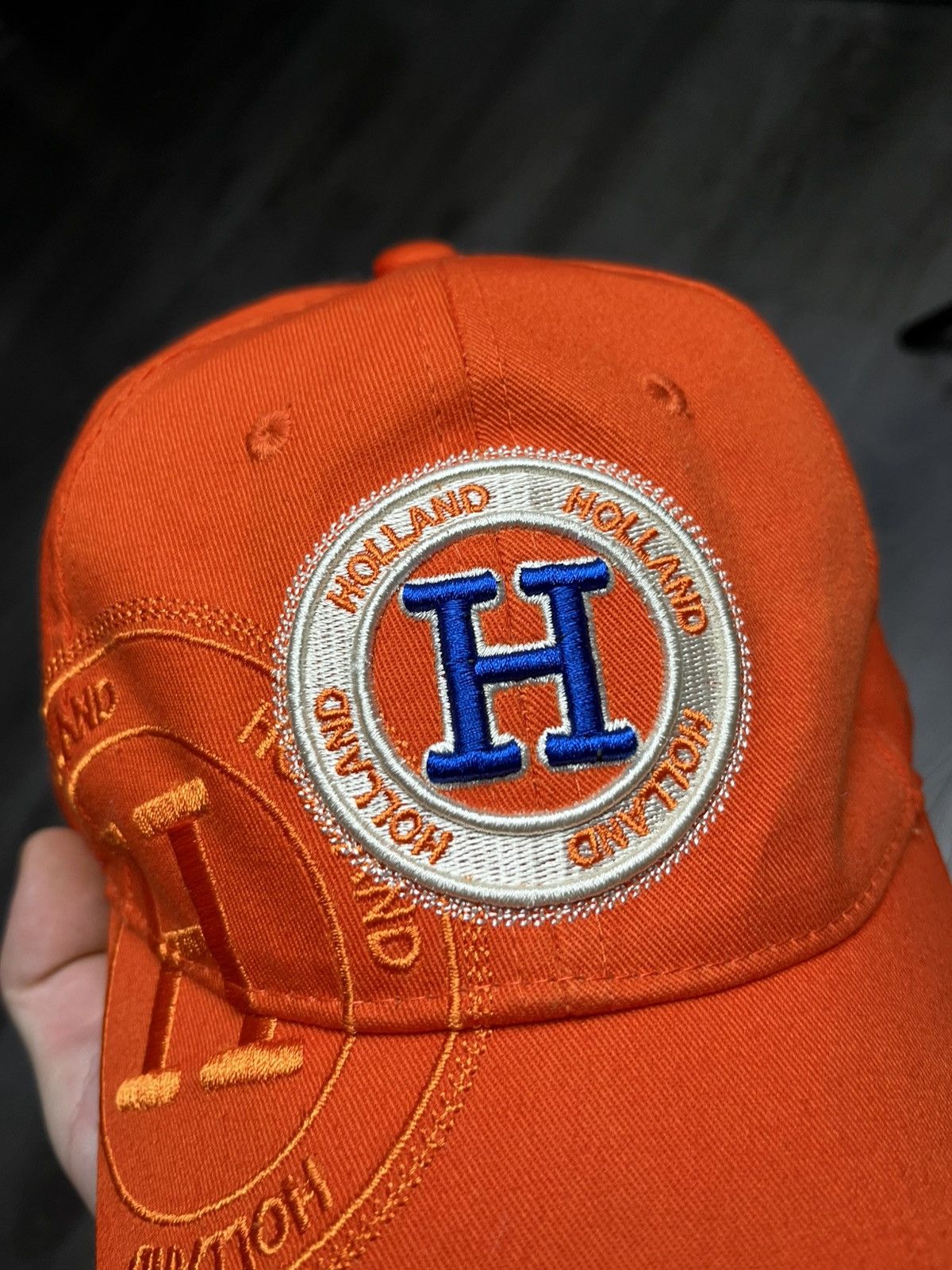 Robin Ruth Robin Ruth Holland Netherlands Football Blokecore Orange Cap Size ONE SIZE - 3 Thumbnail