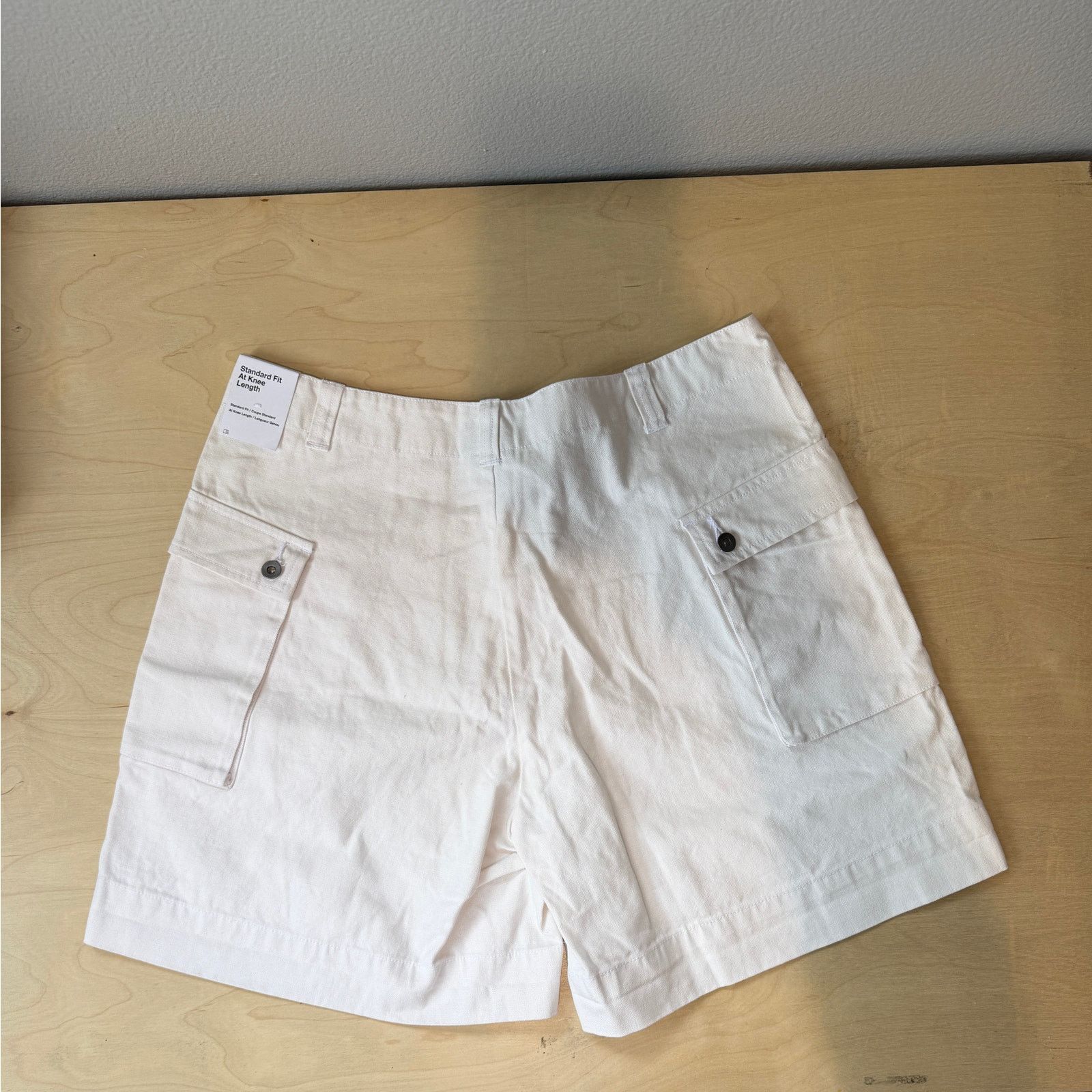 Nike Nike Life P44 Woven Cargo Shorts Cream White NWT Size US 34 / EU 50 - 5 Thumbnail