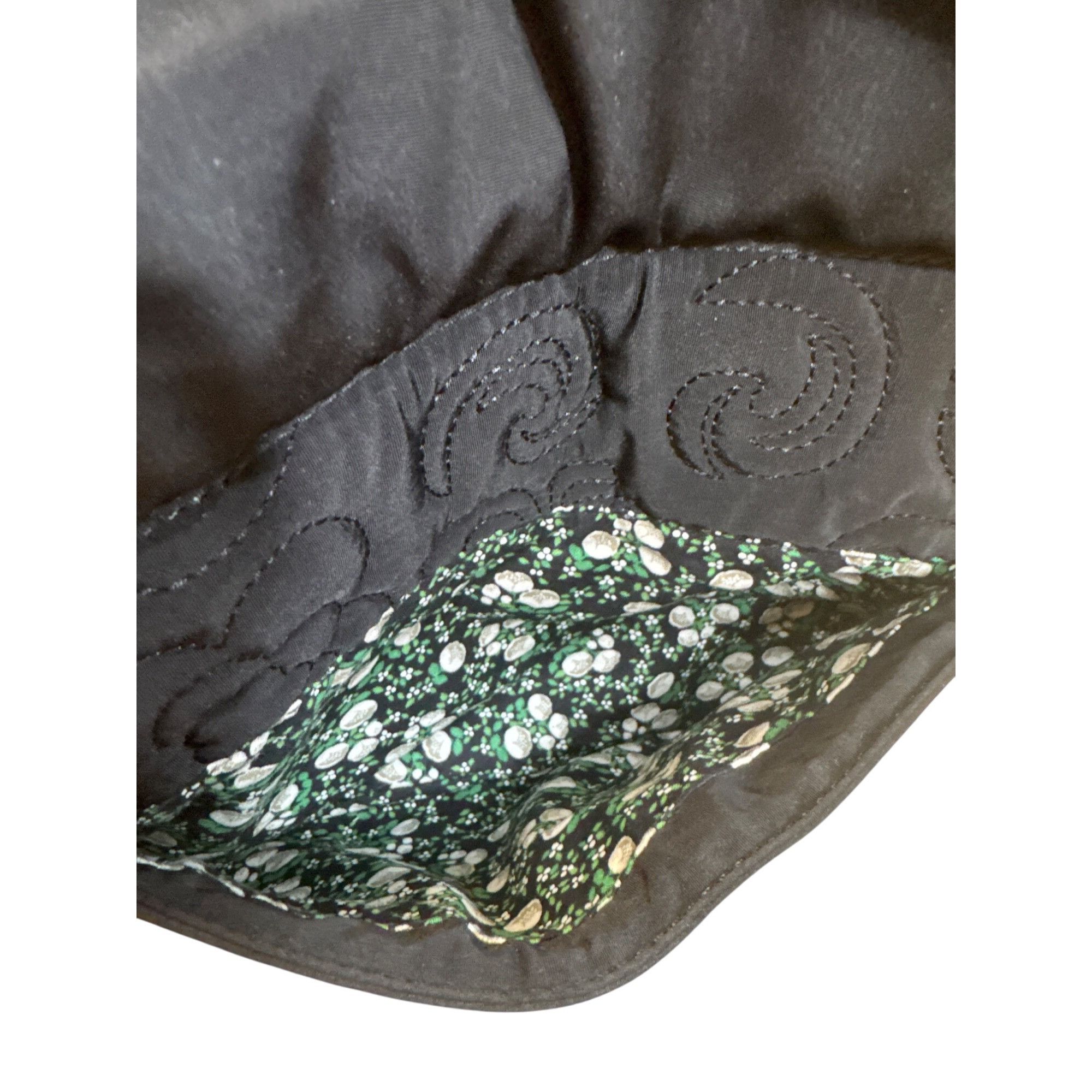 Vera Bradley Vera Bradley Womens Black Quilted Polyester Shoulder Crossbo Size ONE SIZE - 7 Thumbnail
