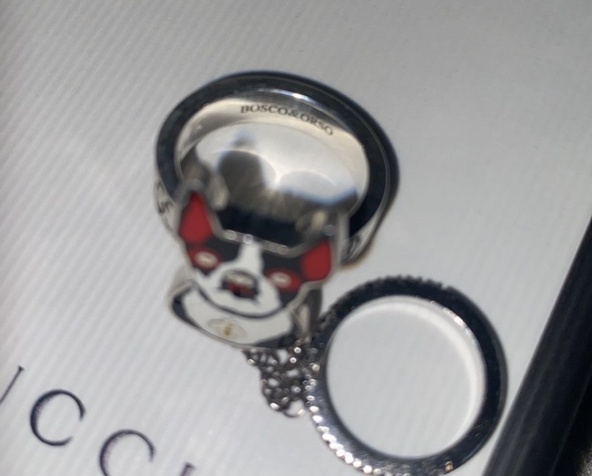 Gucci GUCCI Spinel Bosco & Orso Double Ring size US 6.5 Size ONE SIZE - 5 Thumbnail