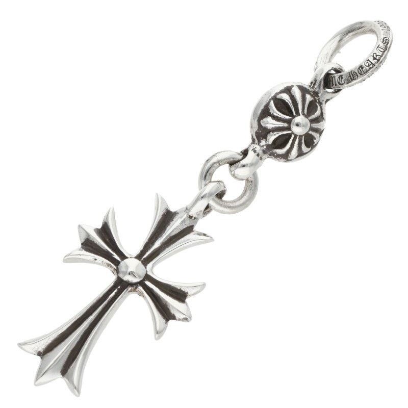 Chrome Hearts Chrome Hearts Silver Tiny Cross Necklace Size ONE SIZE - 1 Thumbnail