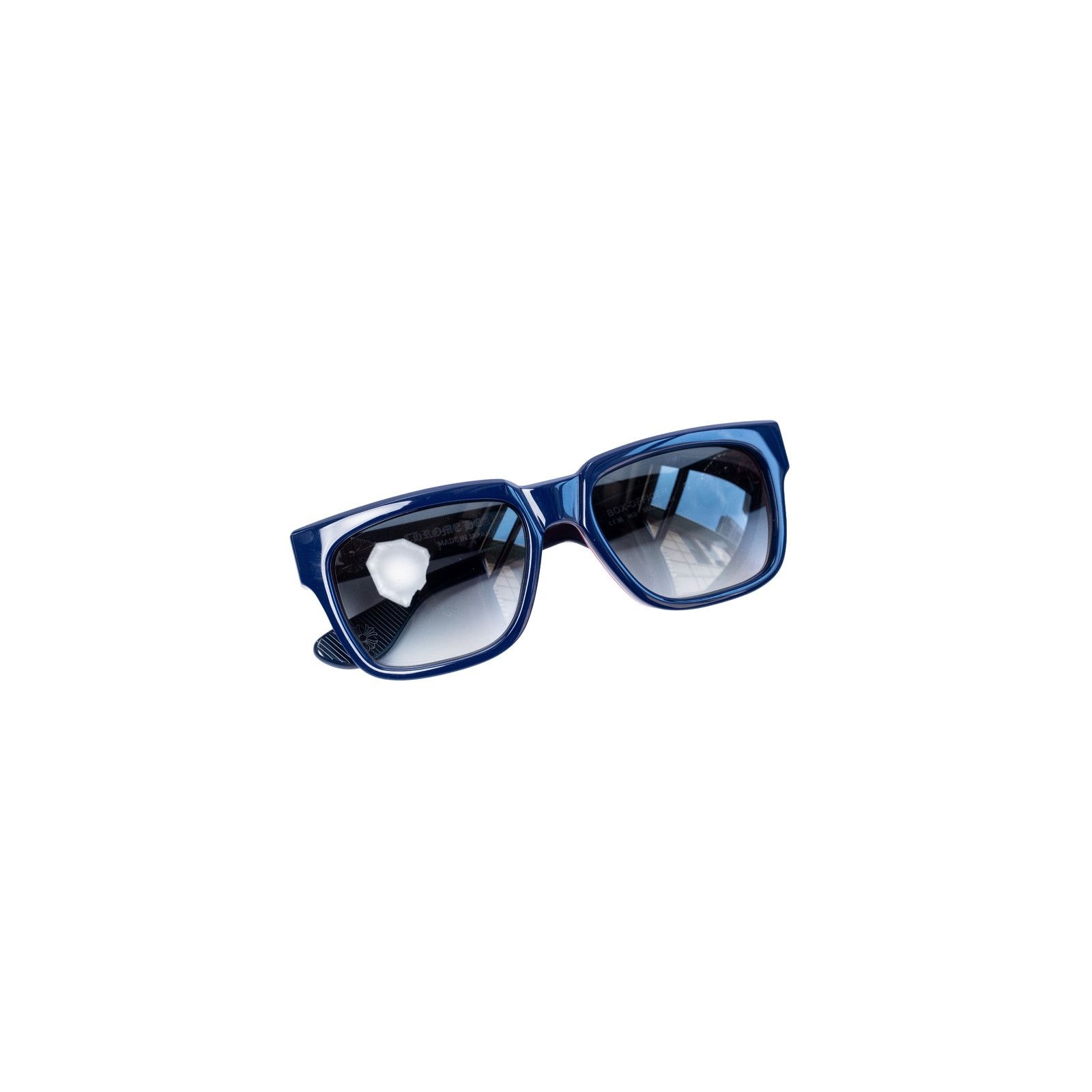 Chrome Hearts Box Officer Navy Blue/Red Sunglasses Size ONE SIZE - 1 Thumbnail