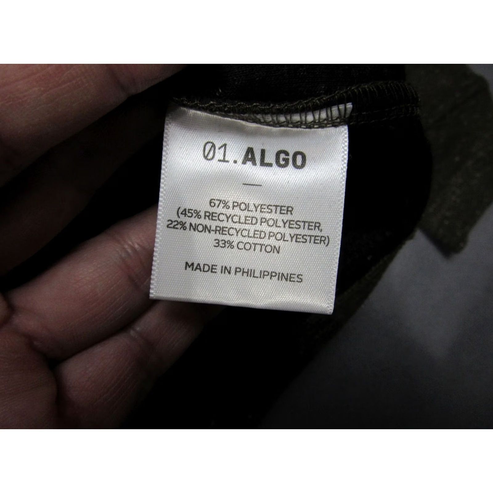 Vintage 01. Algo Shirt Mens Large Green Performance Quick Dry Long Sleeve w Tags Size US L / EU 52-54 / 3 - 7 Thumbnail